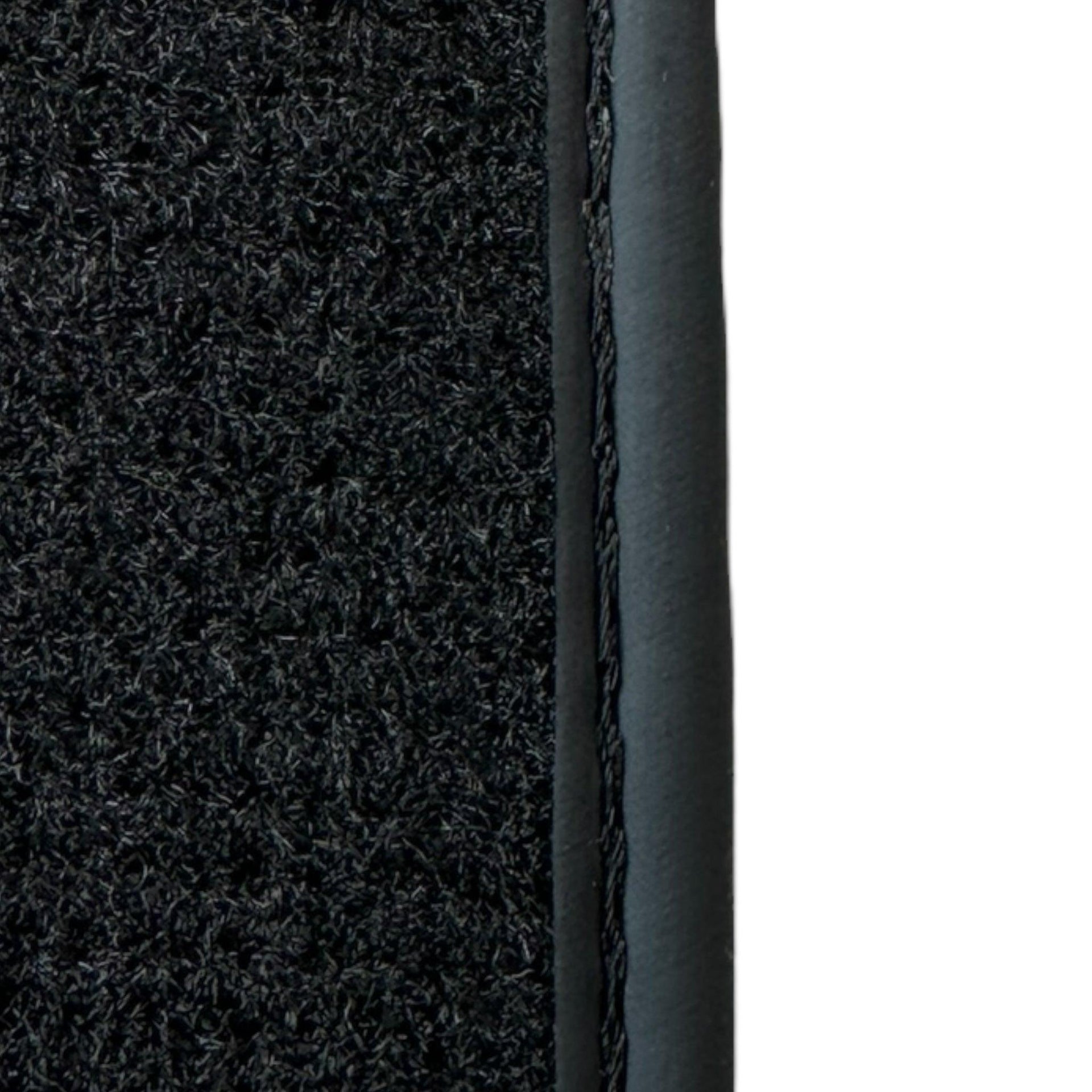 Black Floor Mats for Audi R8 (2015-2024) with Black Trim - AutoWin