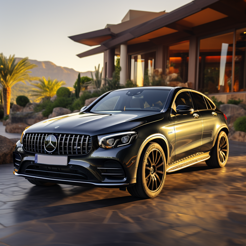 عزز سيارة مرسيدس GLC C253 كوبيه (2019-2023) مع سجادات الأرضية المميزة من Autowin