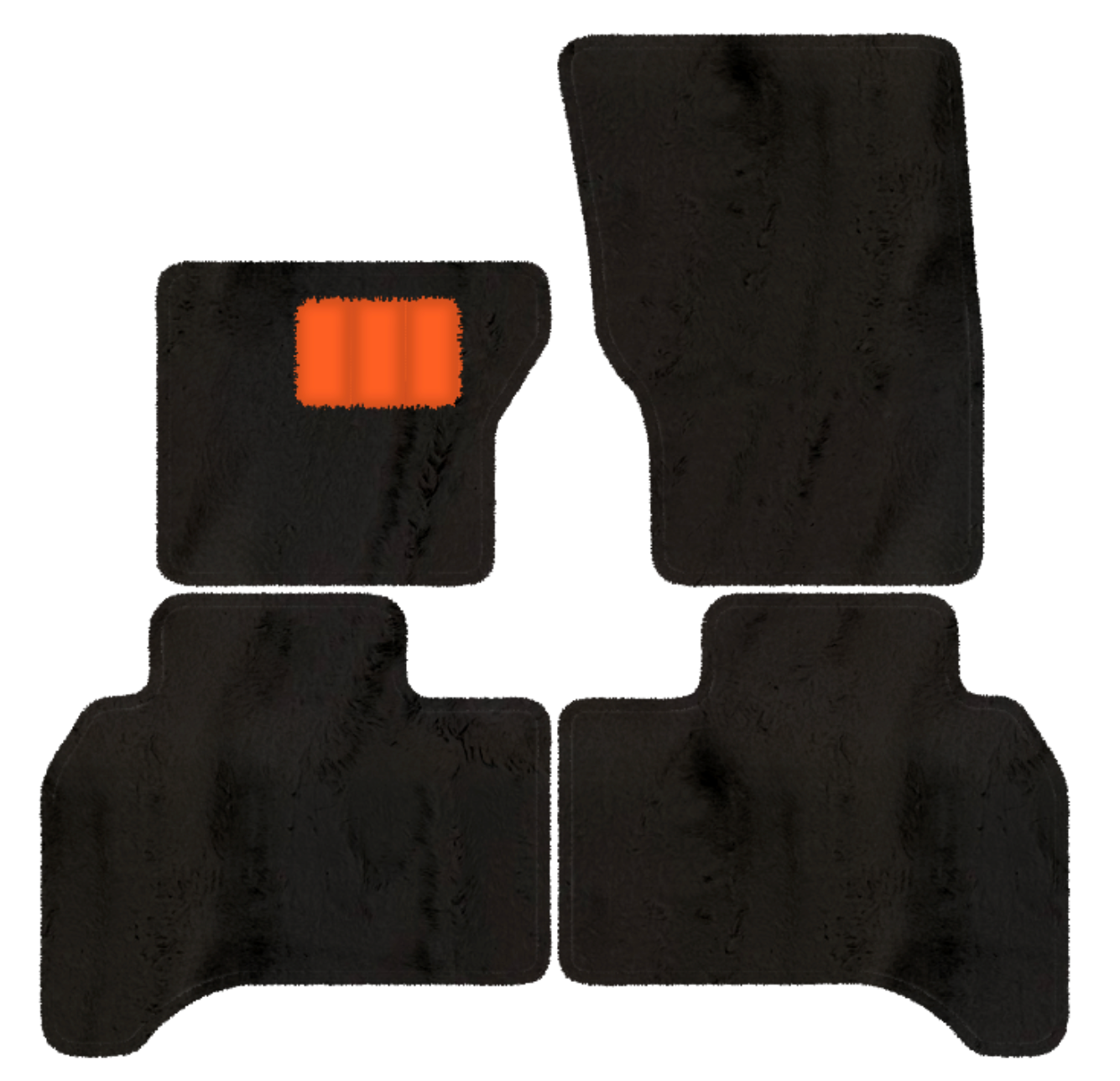 Premium Sheepskin Floor Mats for Range Rover Vehicles (2012-2022)