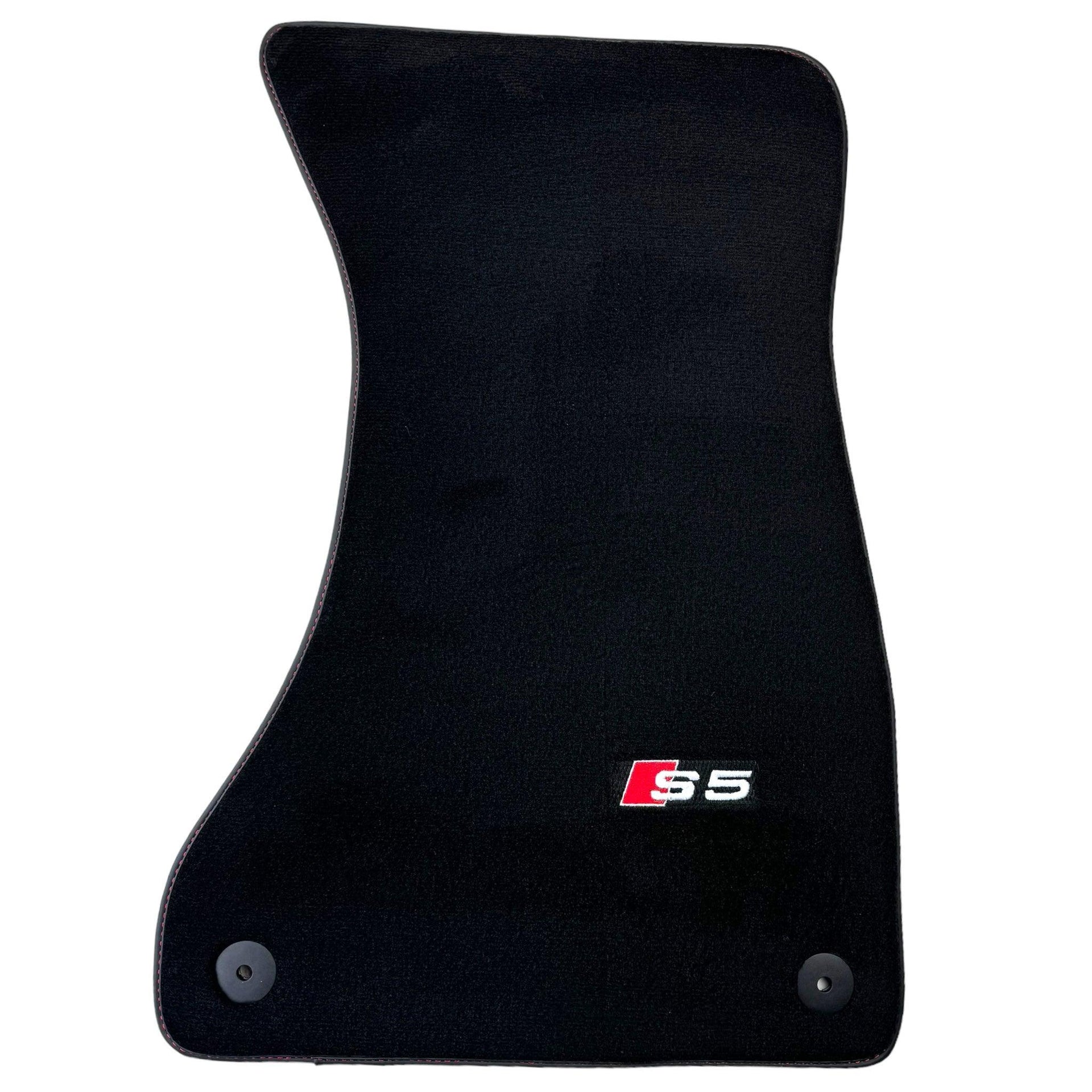 Black Floor Mats for Audi S5 5-door Fastback Sedan (2007-2024) - AutoWin