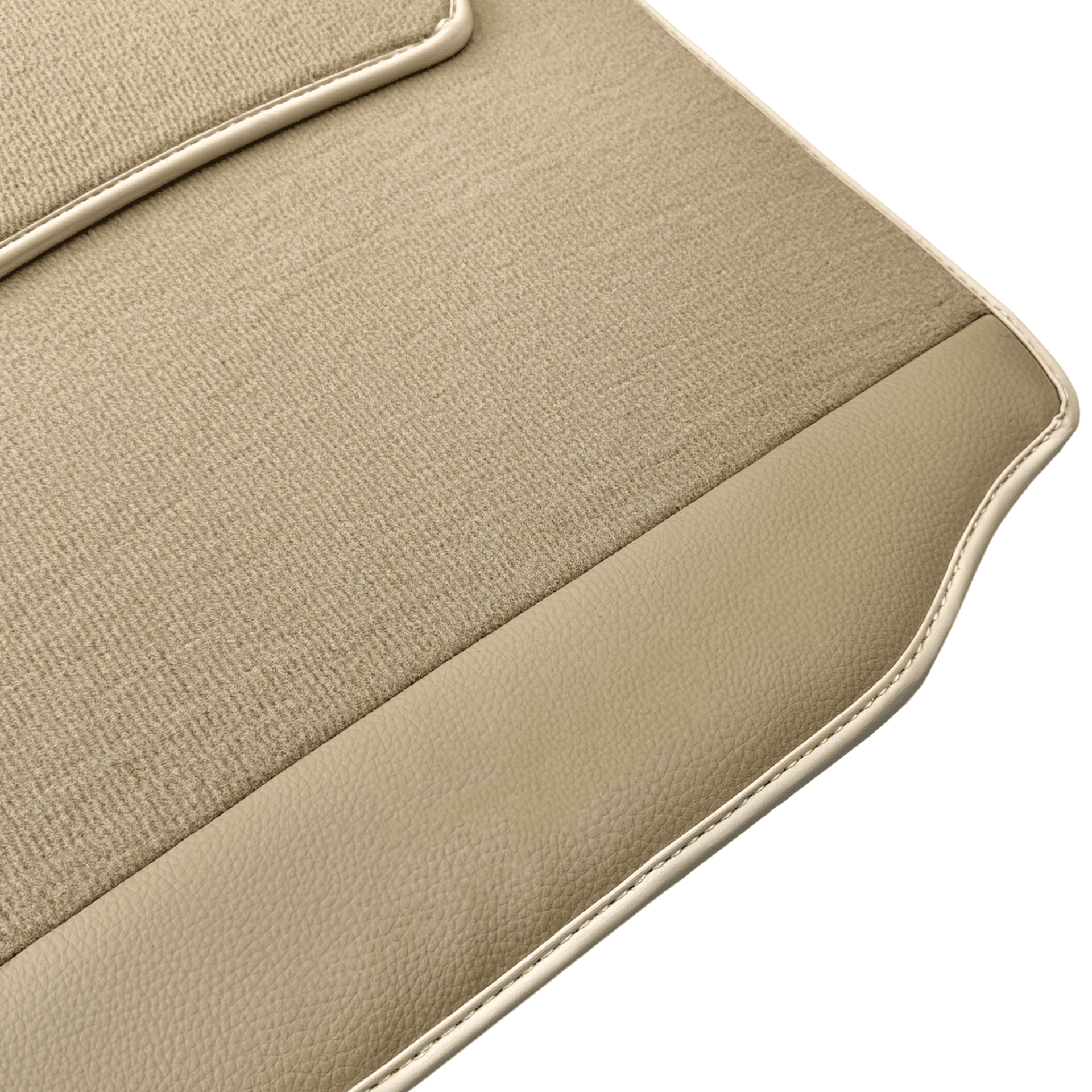 Beige Floor Mats for Ferrari California (2008-2014) with Beige Leather - AutoWin