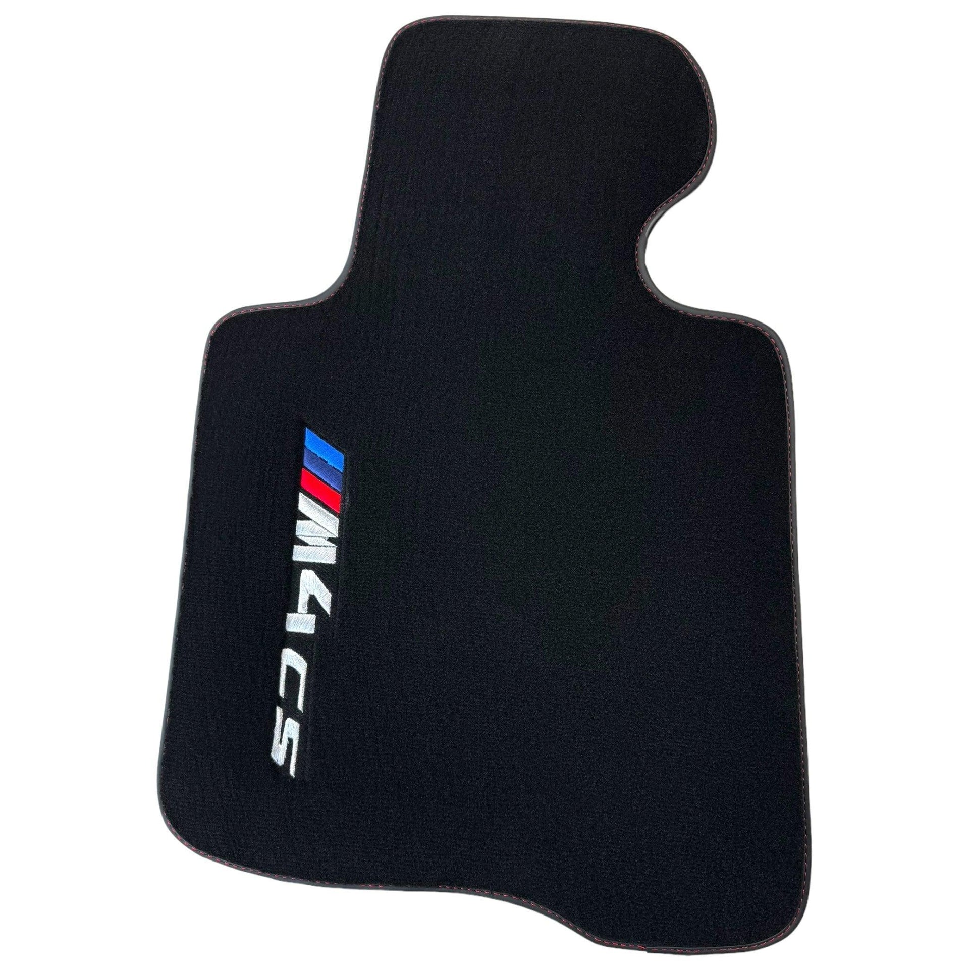 Black Floor Mats for BMW M4 CS G82 Coupe (2021-2025) - AutoWin