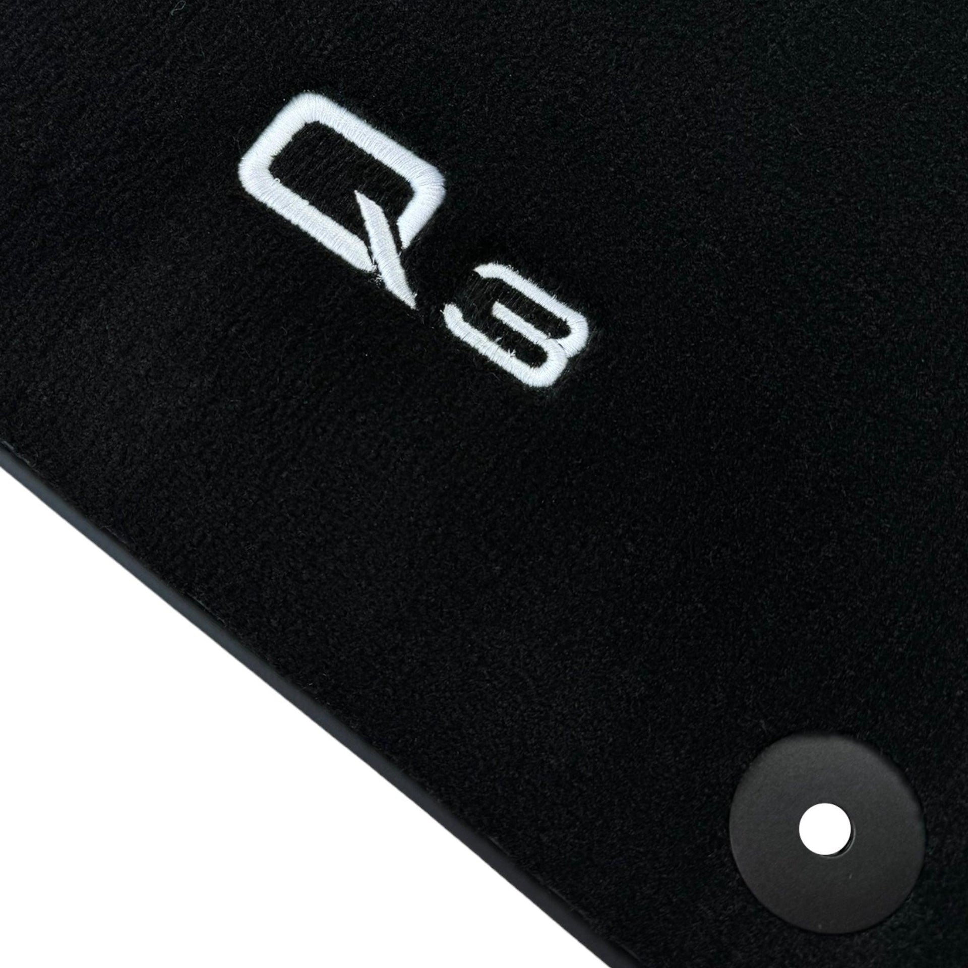Black Floor Mats for Audi Q3 F3 Sportback (2018-2024) - AutoWin
