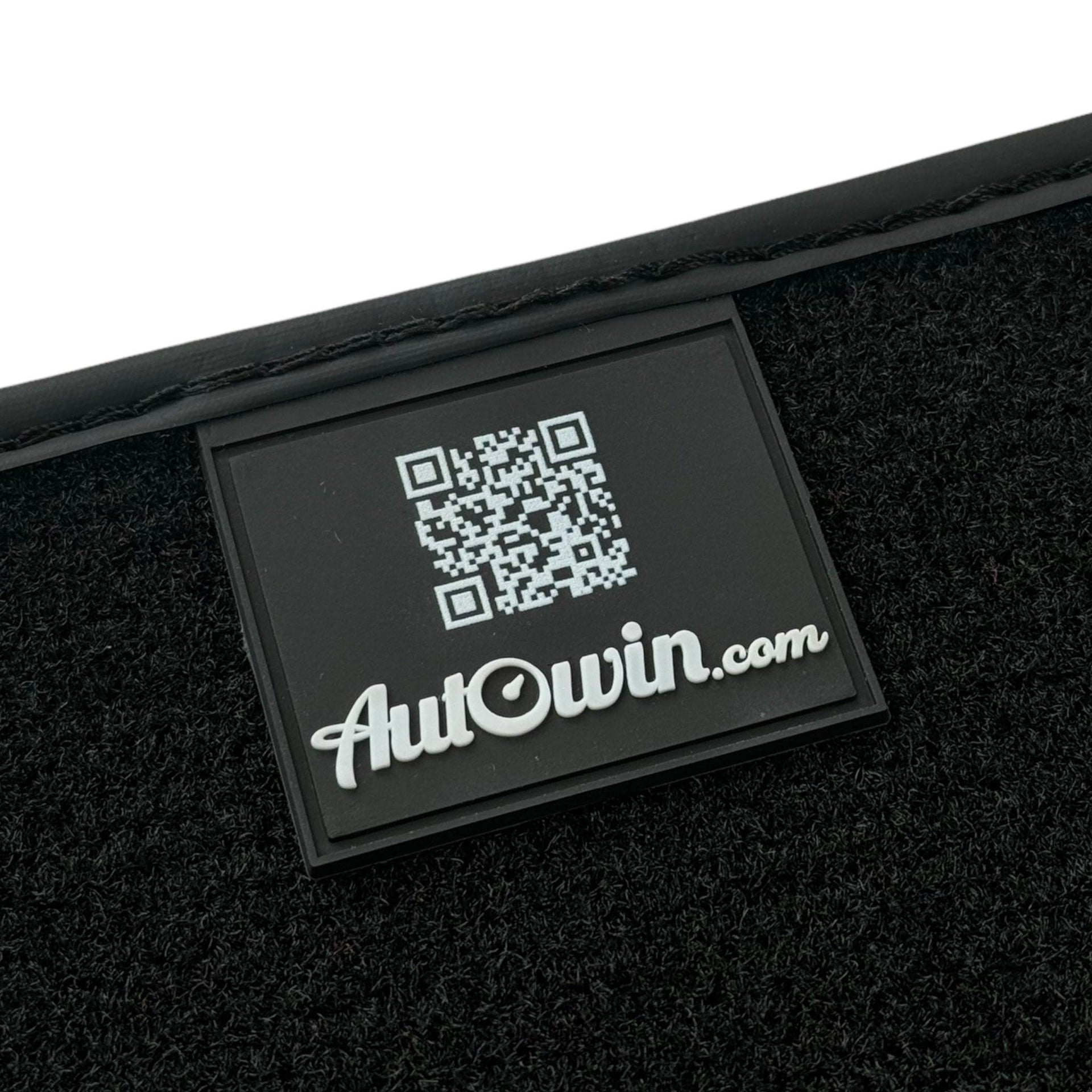 Black Floor Mats for Audi R8 (2015-2024) with Black Trim - AutoWin