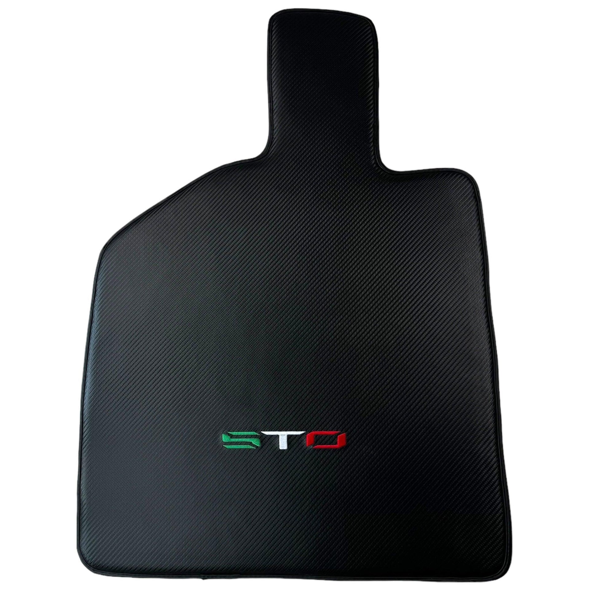 Carbon Fiber Floor Mats for Lamborghini Huracan STO Italian Edition - AutoWin
