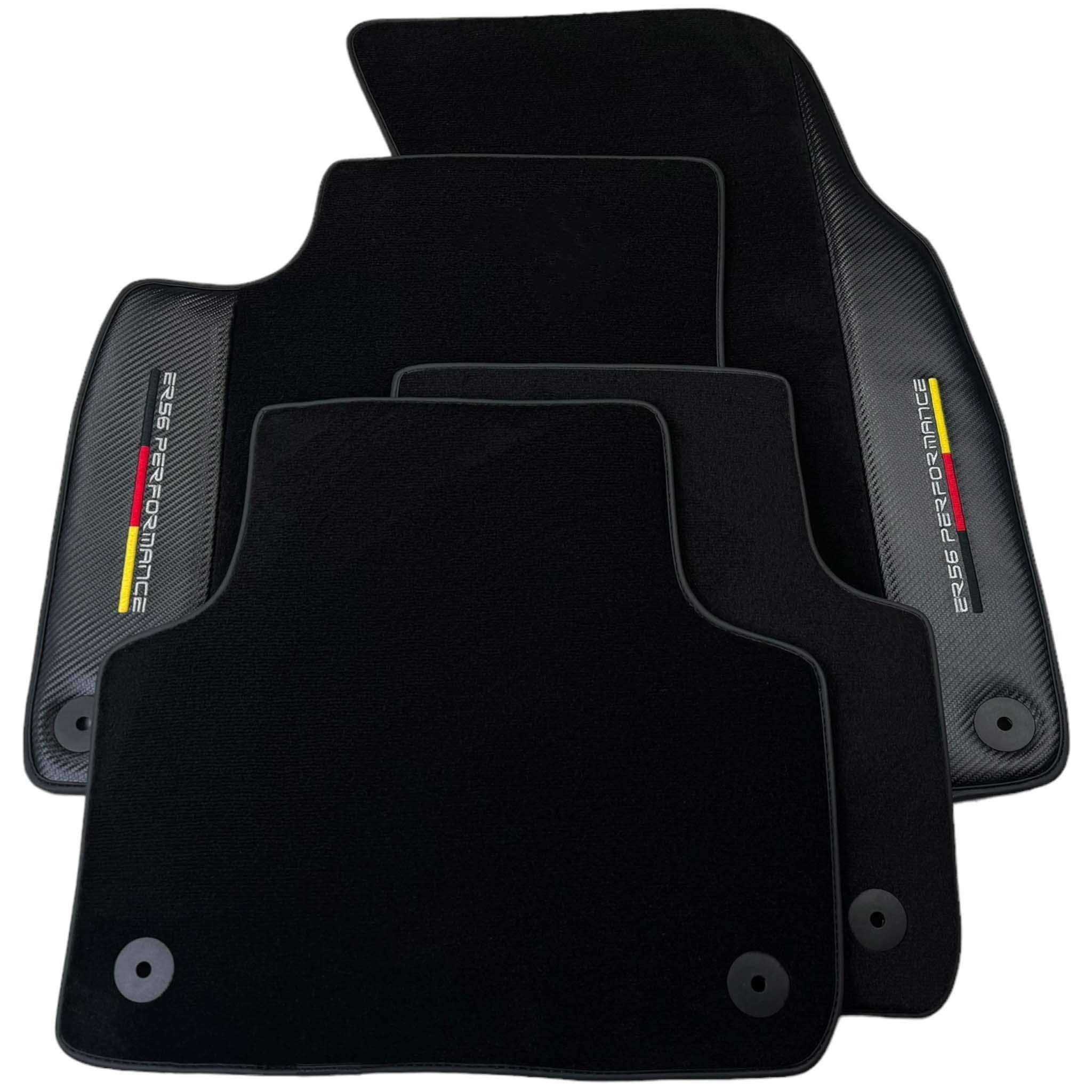 Black Floor Mats for Audi A3 - 5-door Sportback Hybrid (2021 - 2024) | ER56 Performance - AutoWin