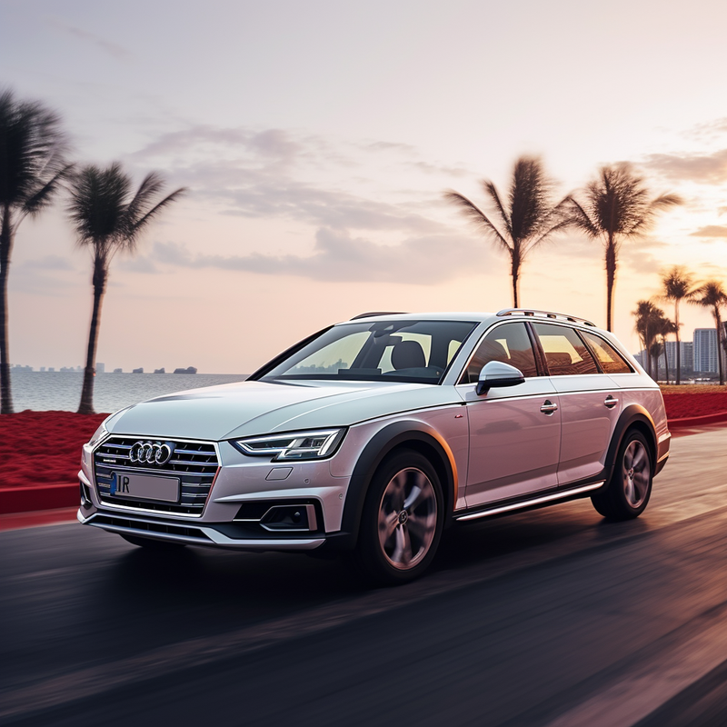 سجادات أرضية مميزة مصنوعة بدقة لسيارة Audi A4 B9 Allroad Quattro