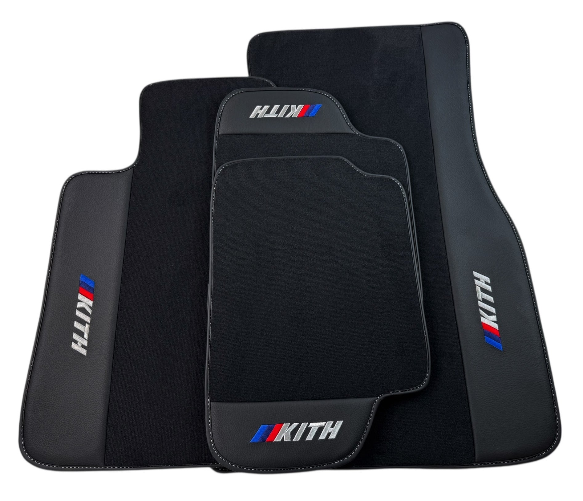 Black Floor Mats for BMW XM G09 (2023-2024) | Fighter Jet Edition -