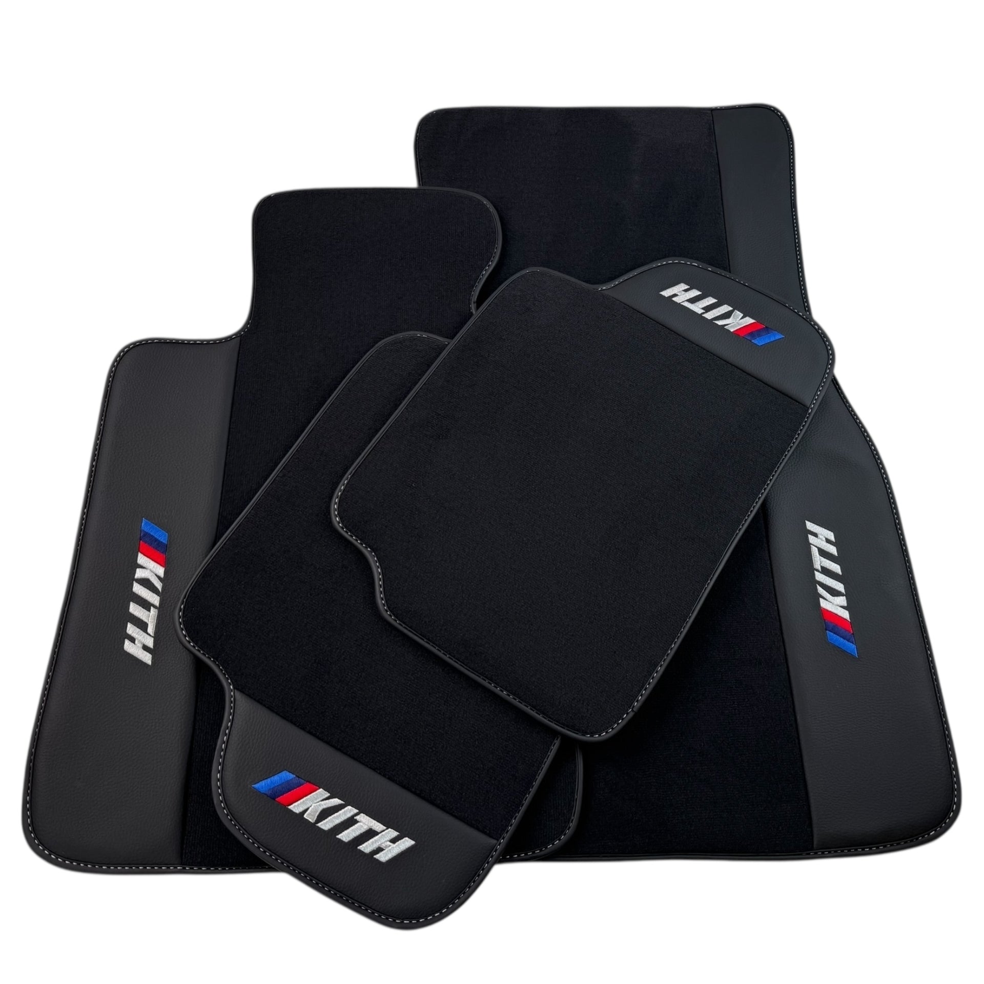 Black Floor Mats for BMW XM G09 (2023-2024) | Fighter Jet Edition -