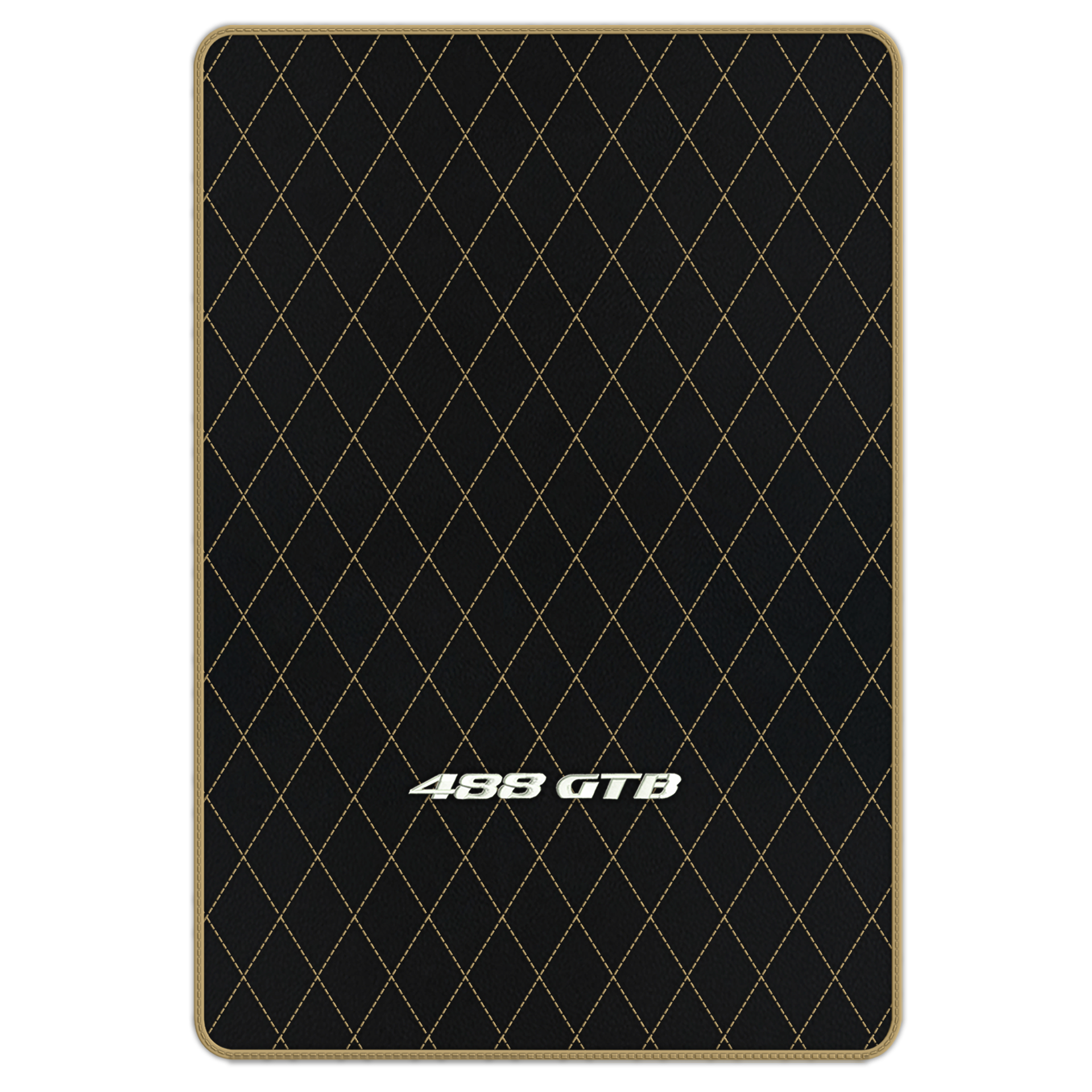 Premium Black Leather Floor Mats for Ferrari 458 Italia (2009-2015)