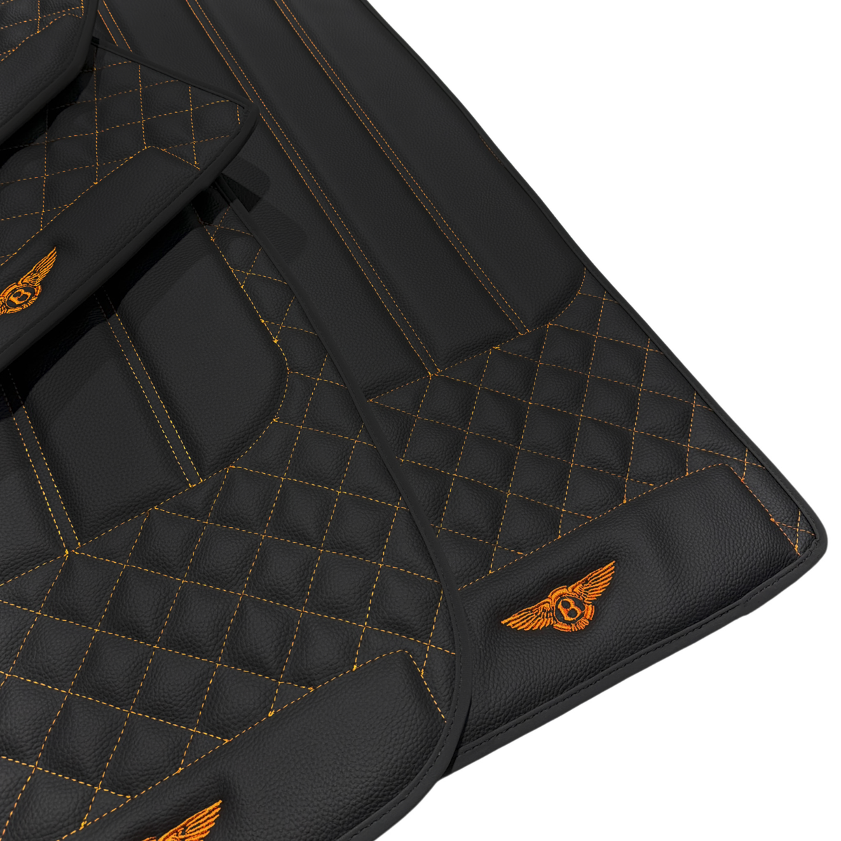 Sheepskin Floor Mats For Bentley Continental GTC (2018-2023) ER56 Design