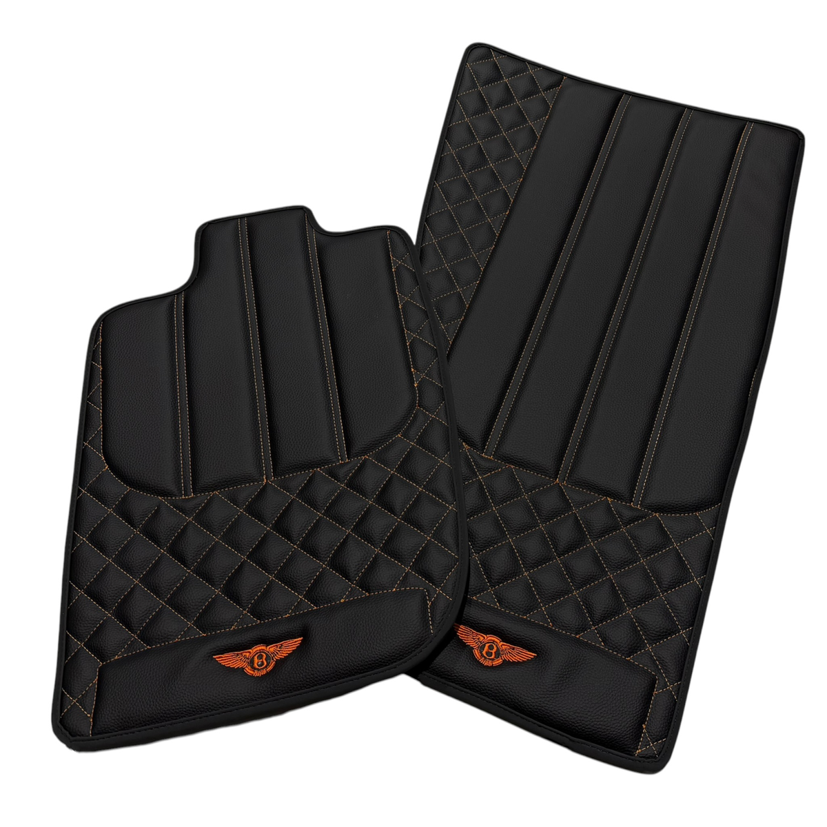 Sheepskin Floor Mats For Bentley Continental GTC (2018-2023) ER56 Design