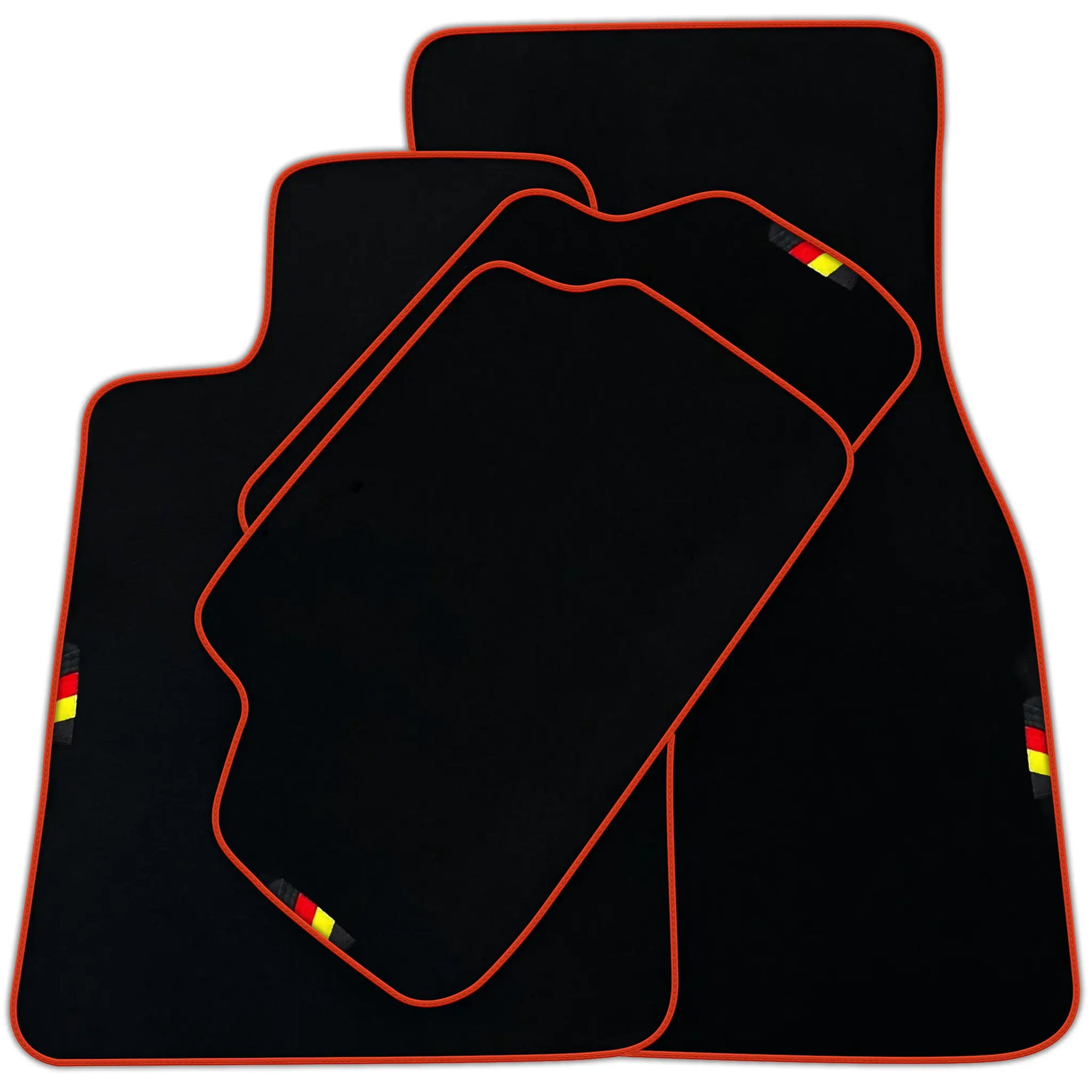 Black Floor Mats For BMW 5 Series F10 Germany Edition | Various Trim Colors