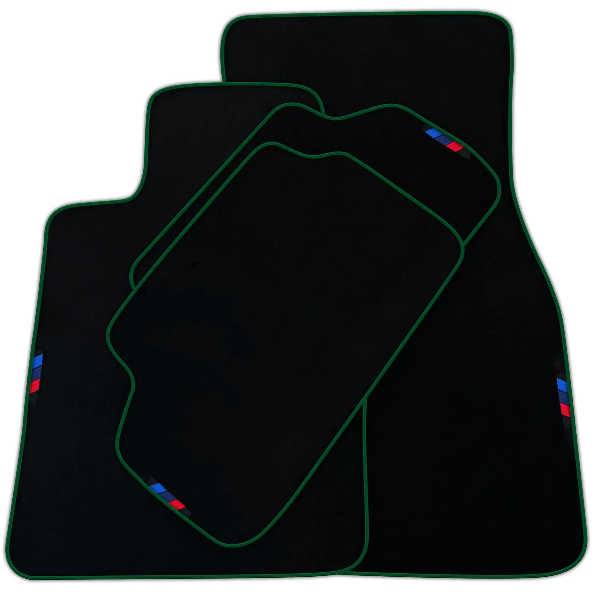 Black Floor Mats For BMW Z4 Series G29 With 3 Color Stripes Tailored Set Perfect Fit | Various Trim Colors