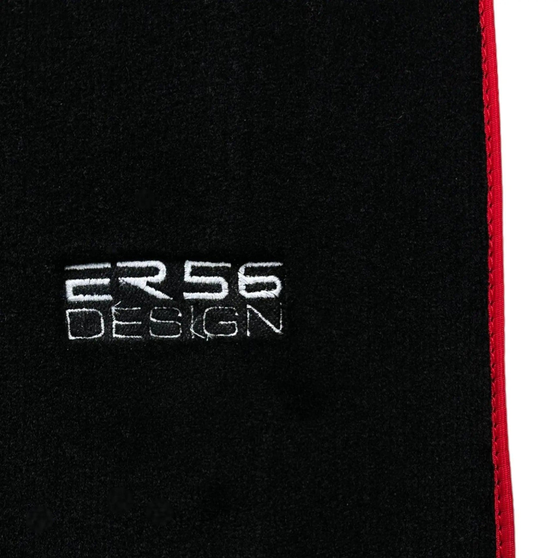 Black Floor Mats For Mercedes-Benz C Class W206 (2021-2023) ER56 Design - AutoWin