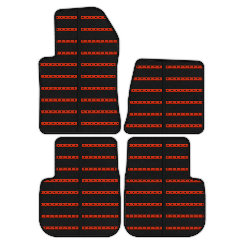 Leather Floor Mats with Daytona Design for Ferrari 612 Scaglietti (2005-2011)
