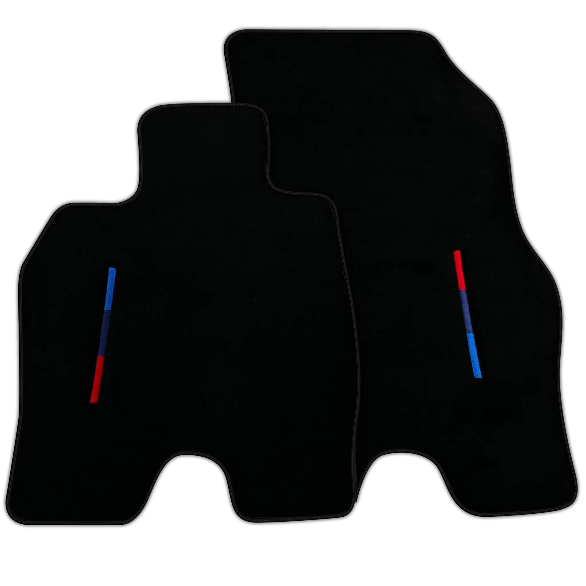 Black Floor Mats for BMW 5 Series G30 (2016-2023) | Leather Trim