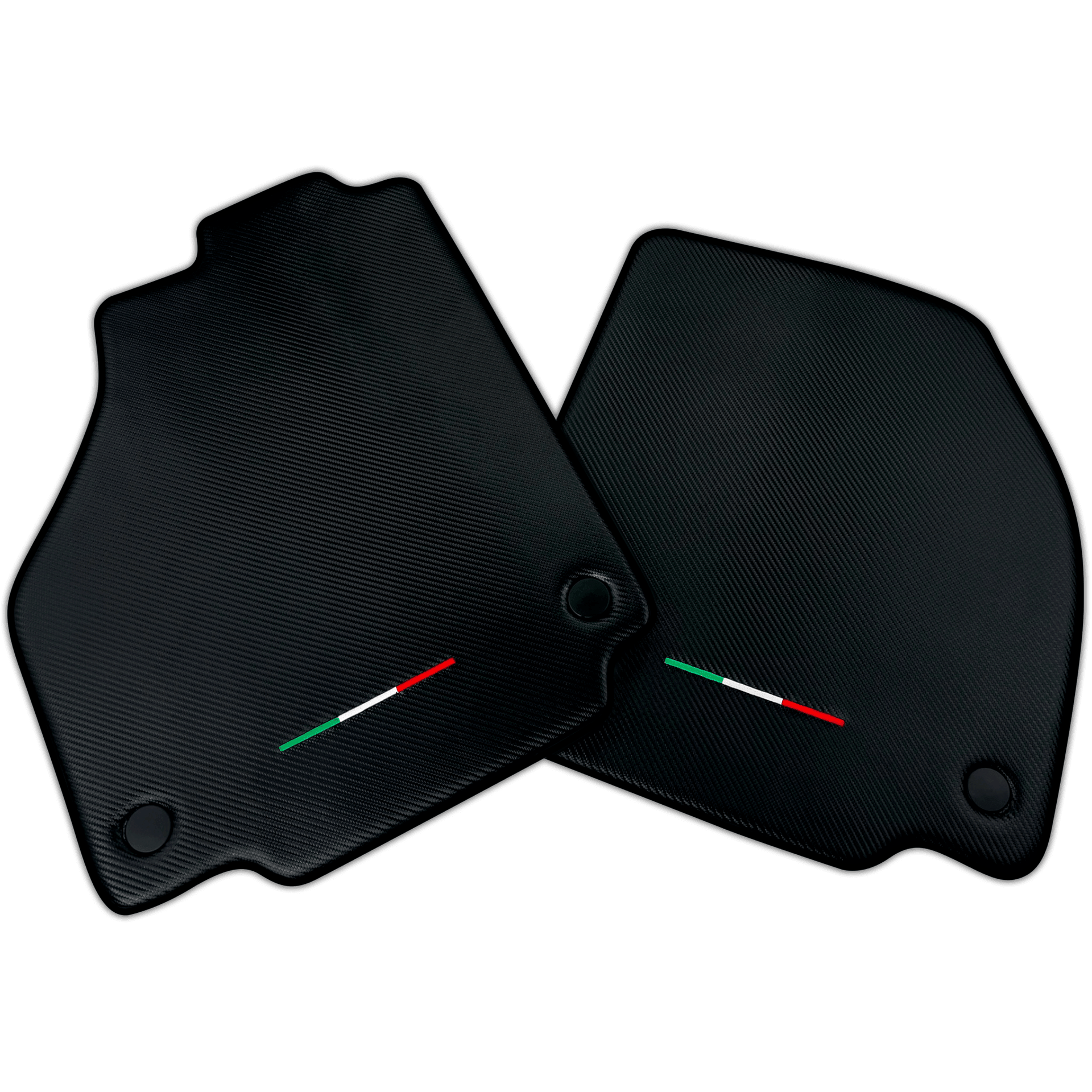 Floor Mats For Ferrari 488 Pista Spider Carbon Fiber AutoWin Brand Italian Edition