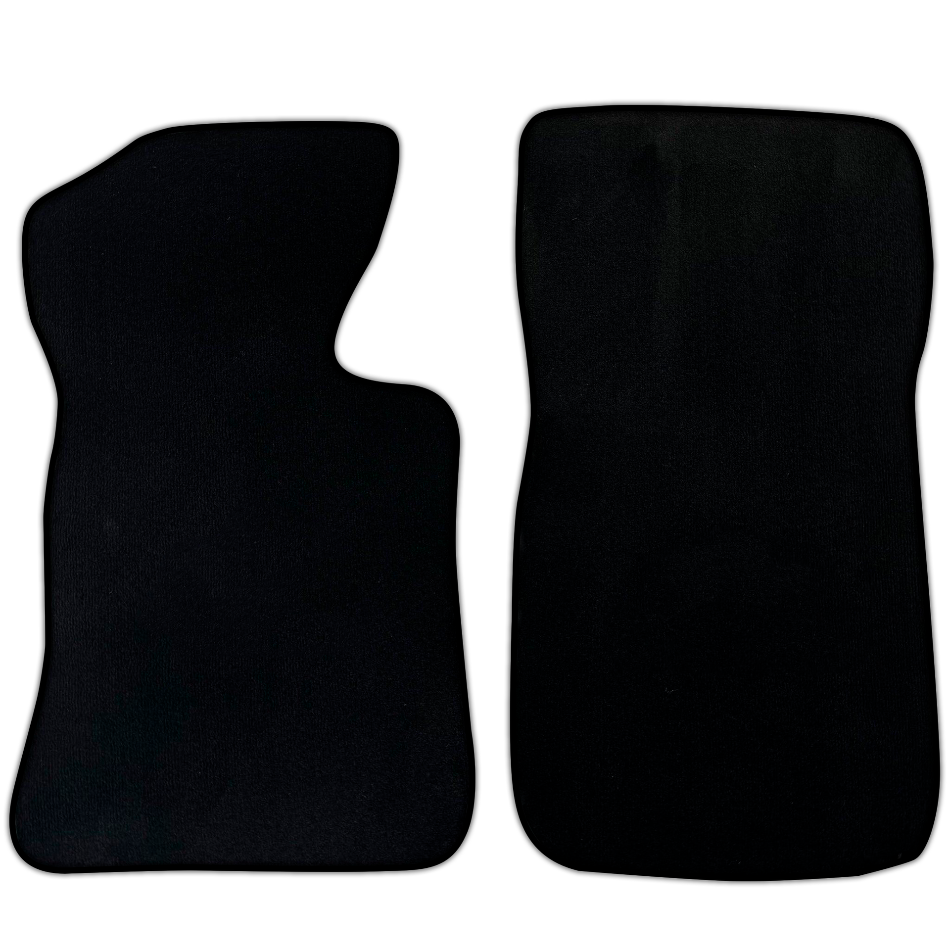 Custom Black Floor Mats for Chevrolet Corvette C2 (1963-1967) Black Trim