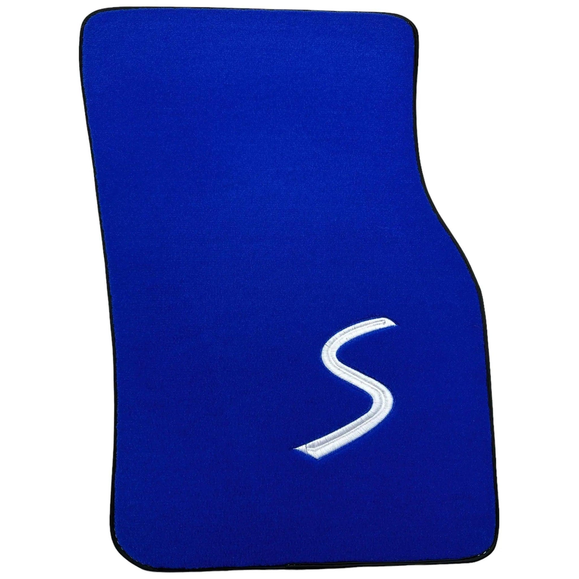 Blue Floor Mats for Mini Cabrio R52 Convertible (2004-2009) - AutoWin