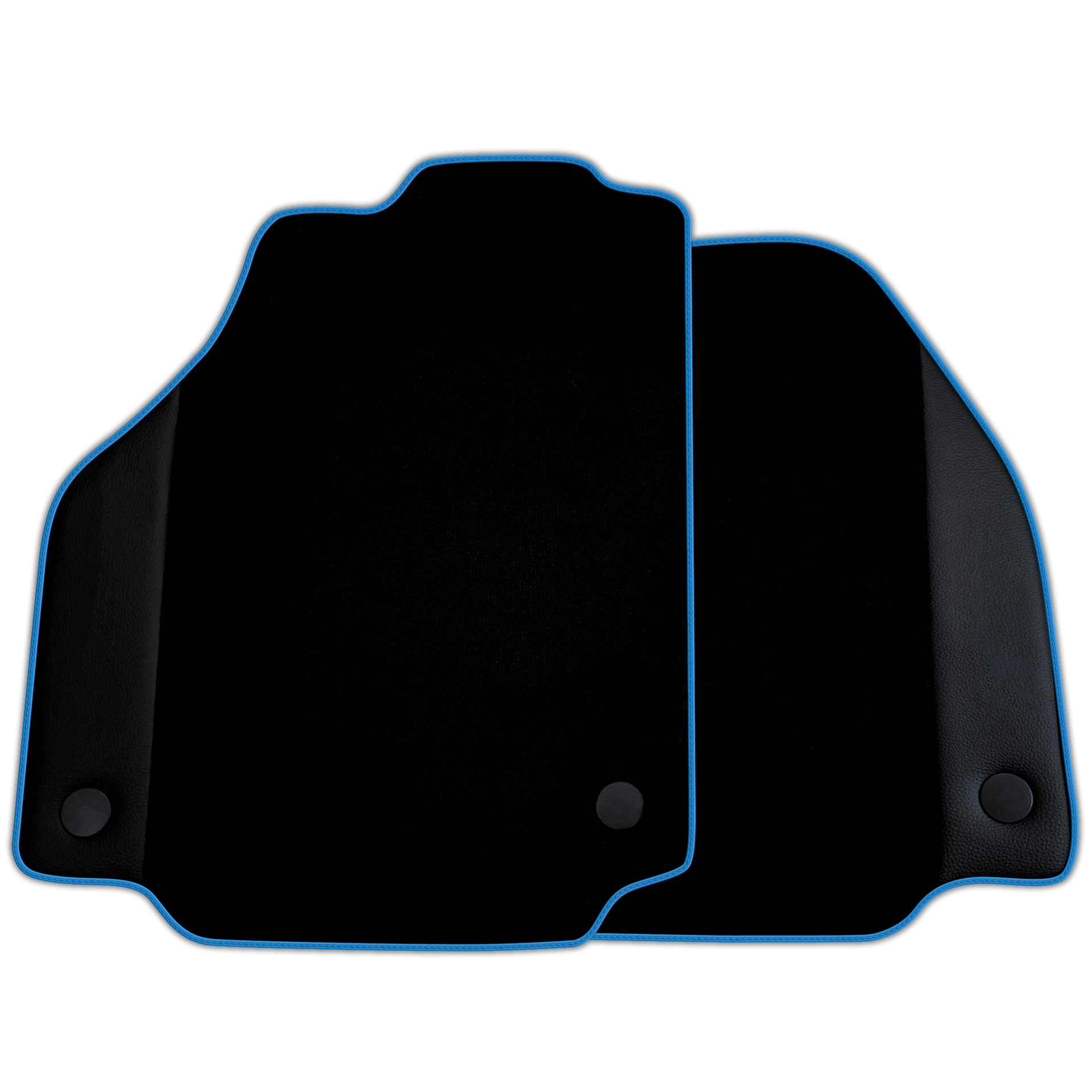 Custom Black Floor Mats for Ferrari 458 GT2 (2012-2015) With Leather | Various Trim Colors