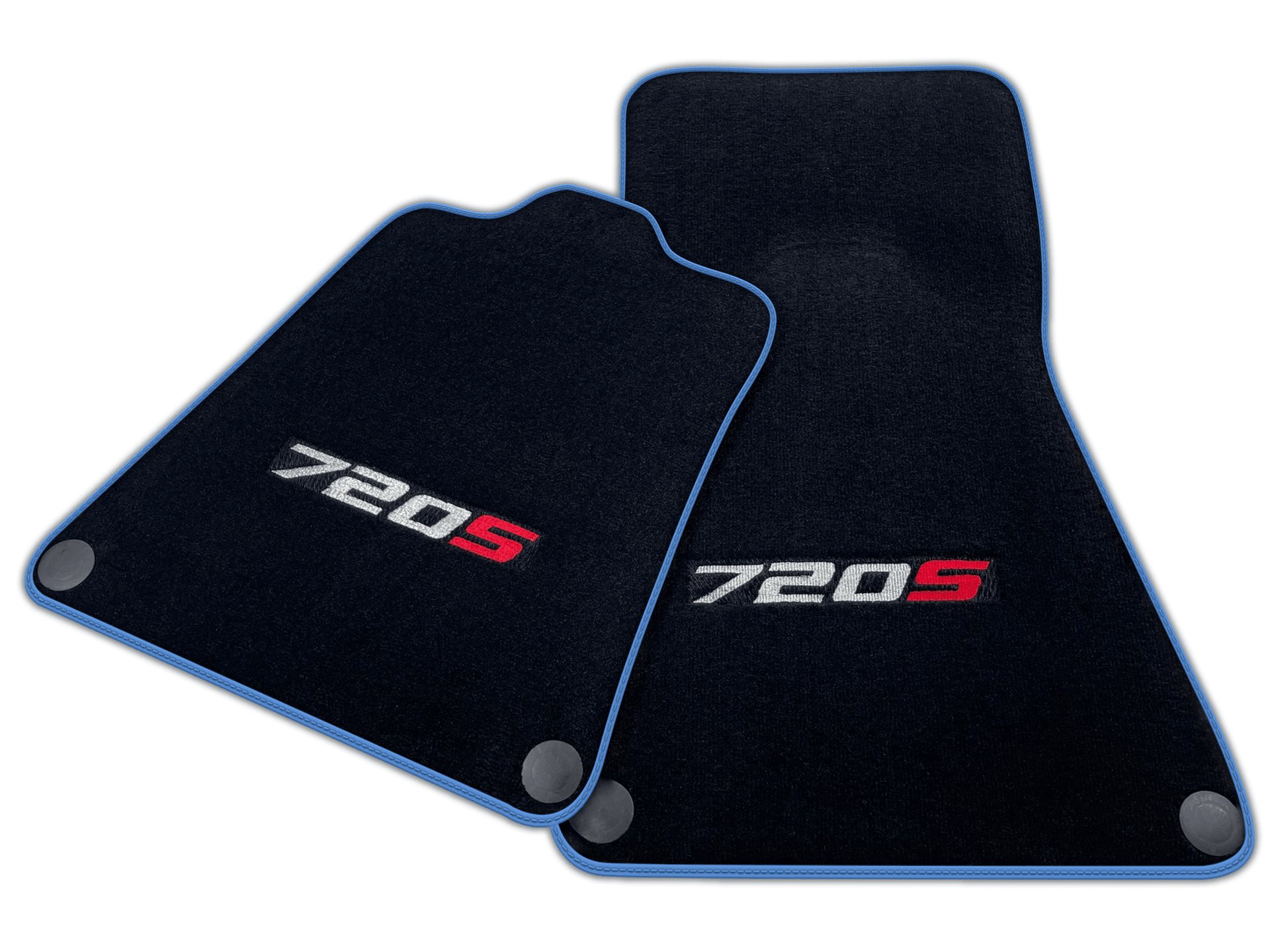 Black Floor Mats for McLaren 720s (2017-2021) | Various Trim Colors
