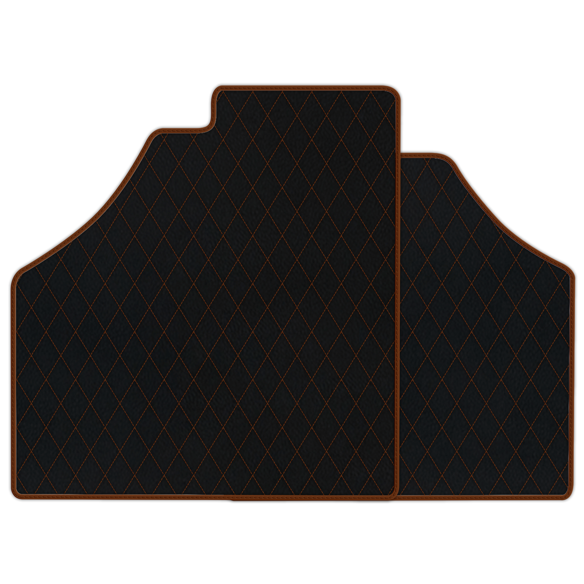 Black Leather Floor Mats for Ferrari F355 (1994-1999) | AW1 Design