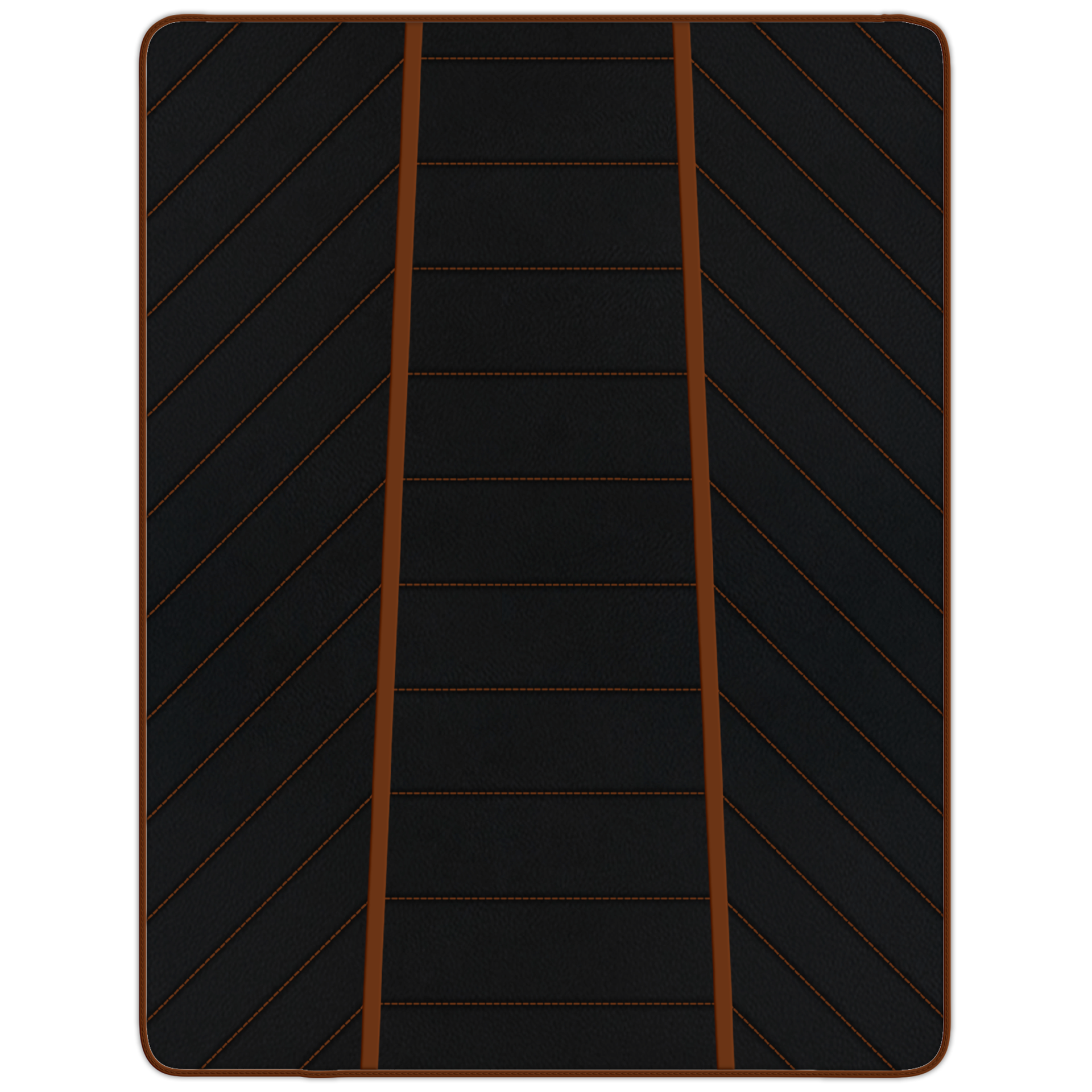 Premium Black Leather Floor Mats for Ferrari California | Full Set