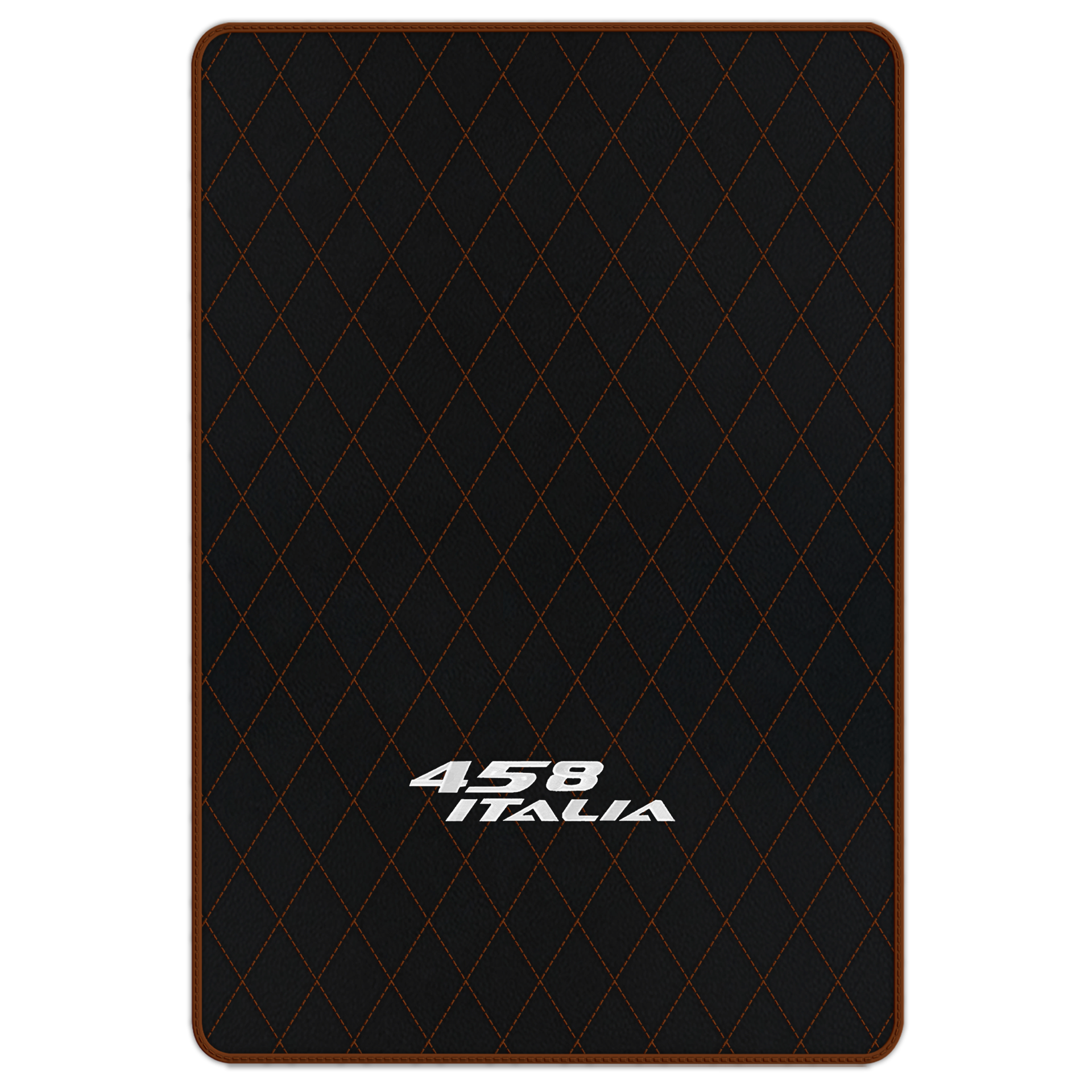 Premium Black Leather Floor Mats for Ferrari 458 Spider (2012-2015)