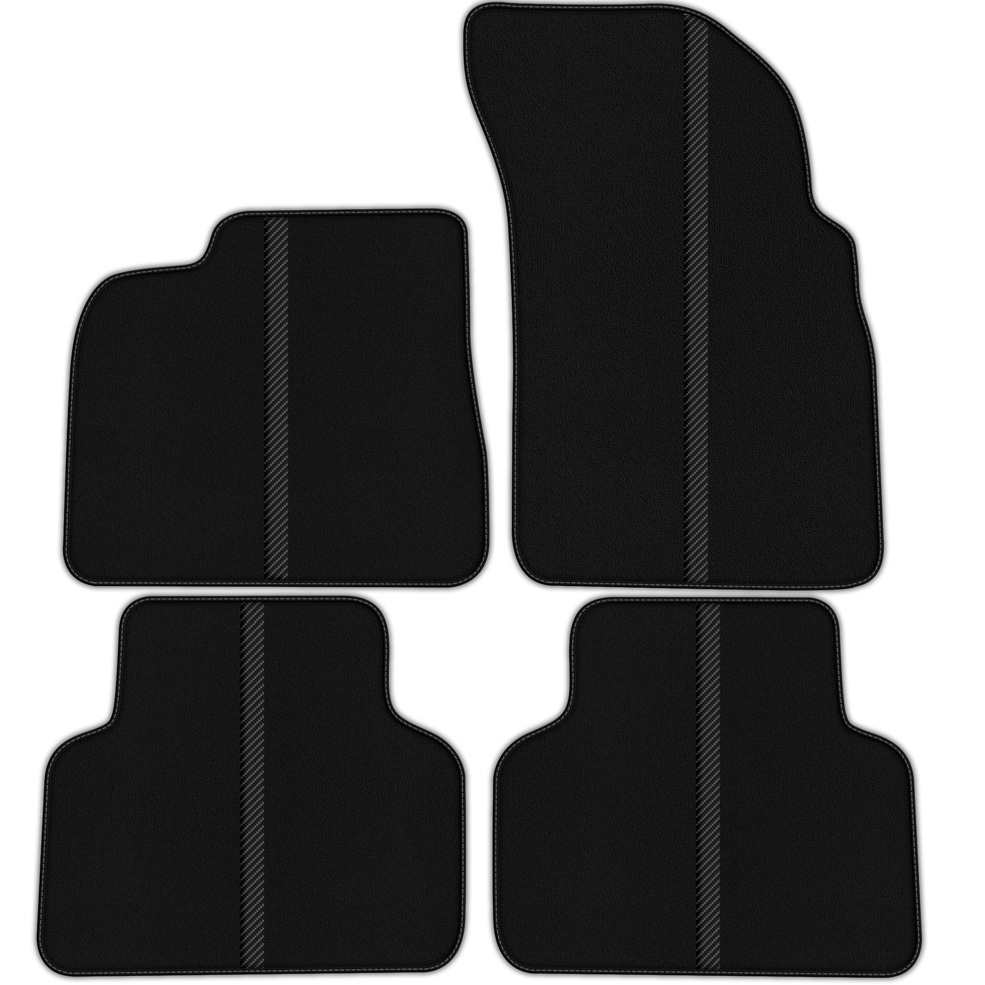 Luxury Black Floor Mats for Lamborghini Murcielago (2001-2010)
