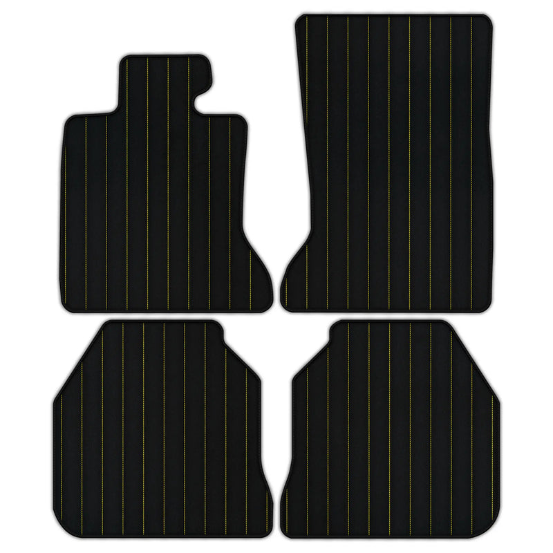Customizable Leather Floor Mats with Line Pattern for Rolls Royce Ghost Series I (2010–2020)