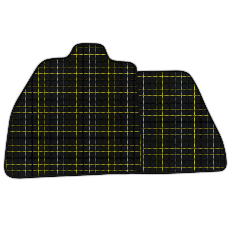 Customizable Leather Floor Mats with Square Pattern for Maserati MC20 (2020-2023)
