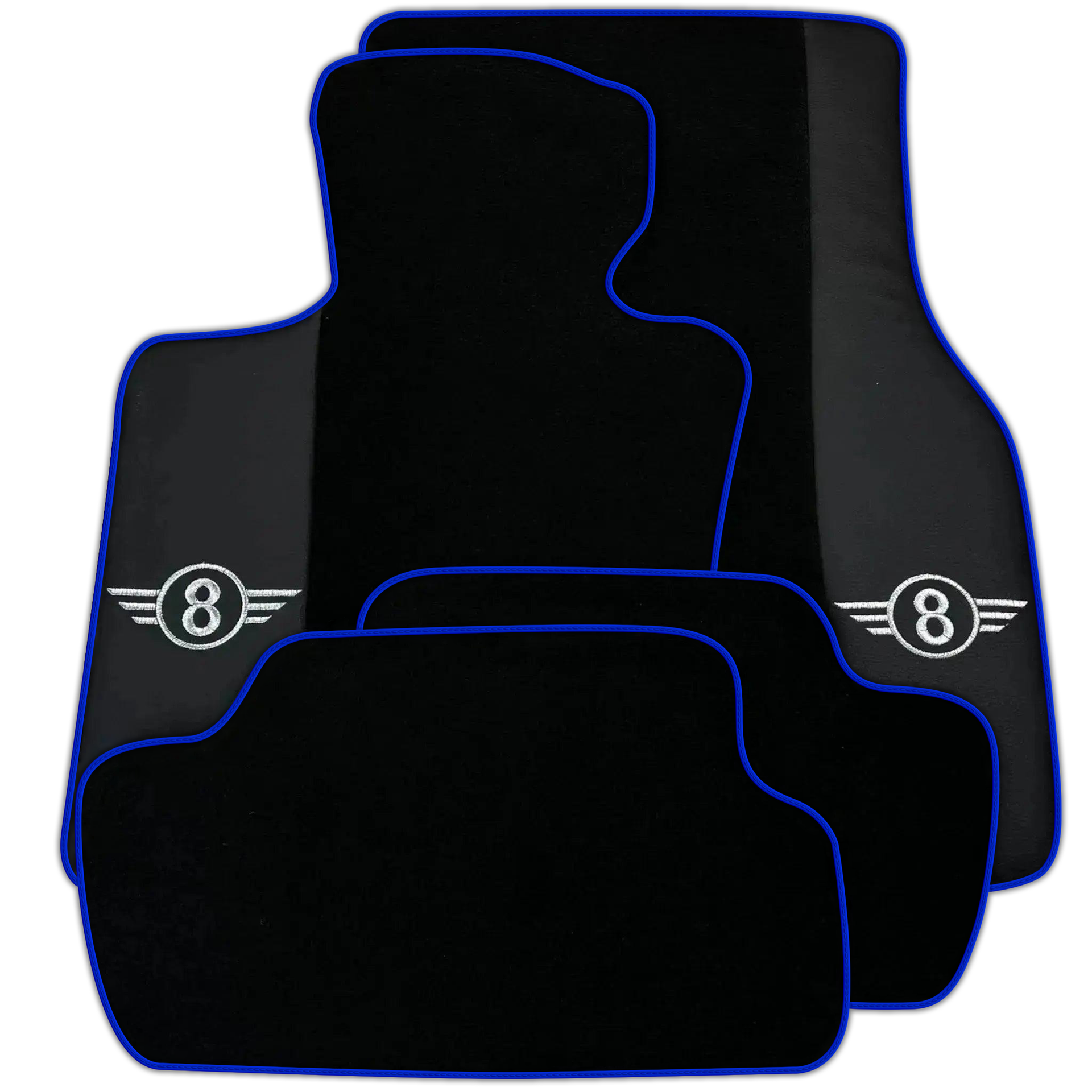 Black Floor Mats for Mini Cooper / One F56 3-Doors (2014-2023) Various Trim Colors