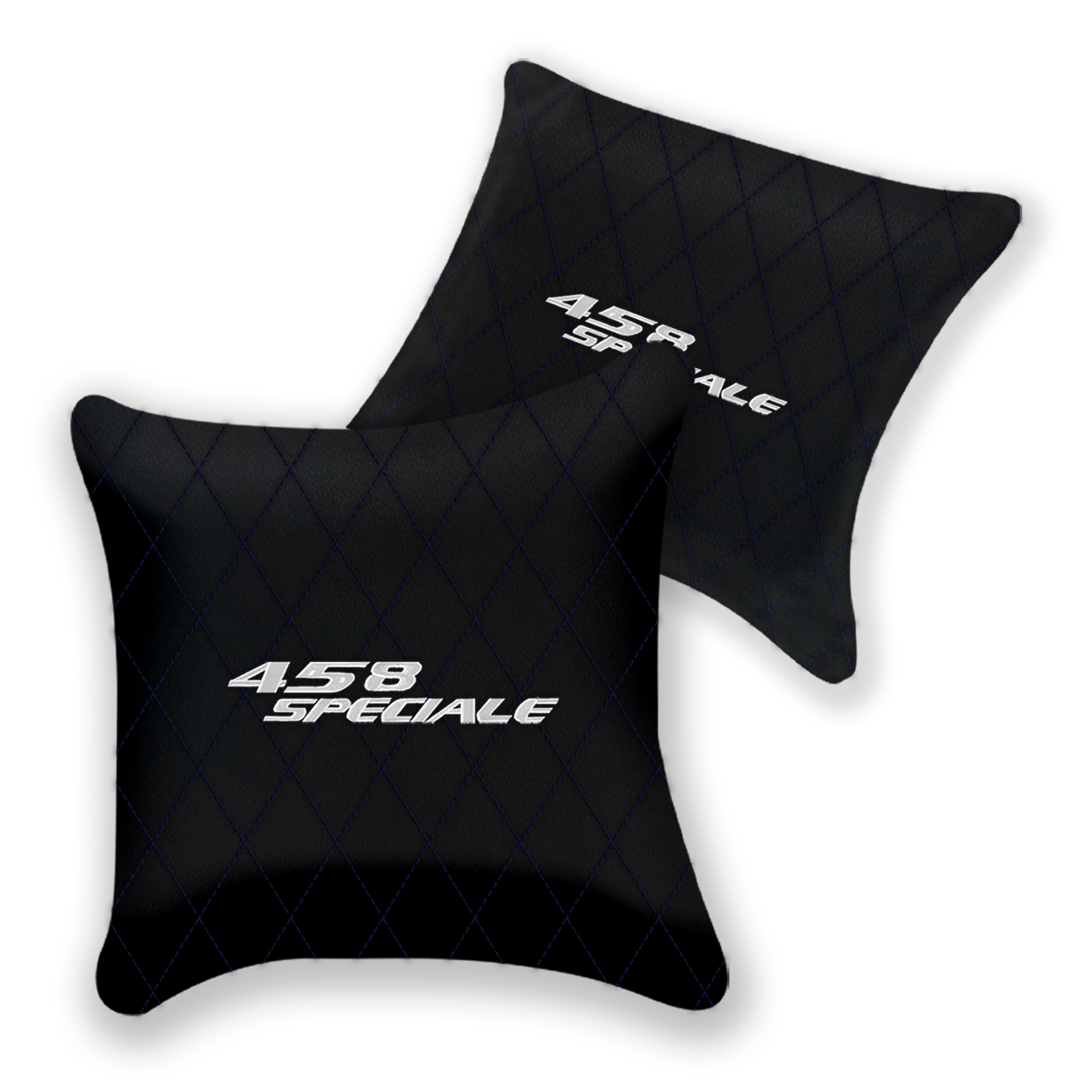 Custom Black Leather Pillows for Ferrari 458 Speciale (2012-2015)
