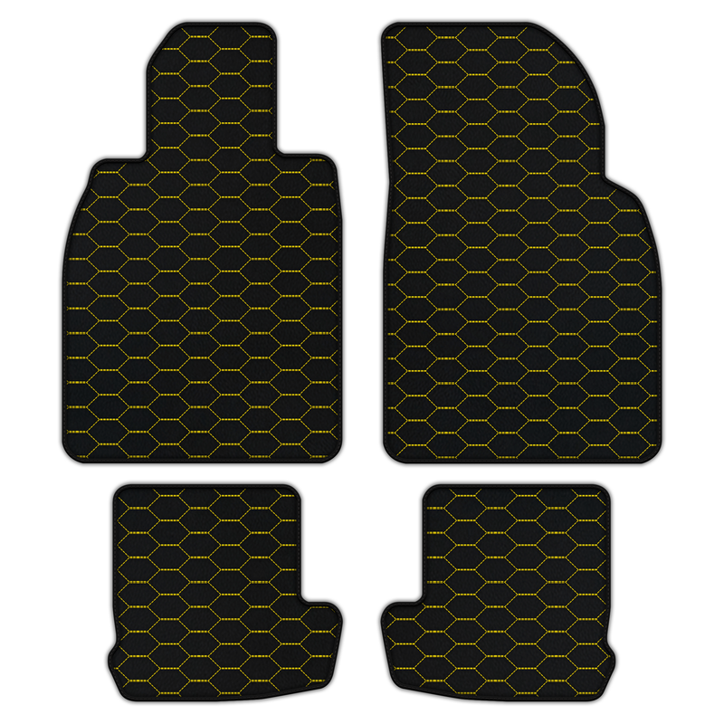 Customizable Leather Floor Mats with Divario Pattern for Porsche 911 - 991 (2012-2019)