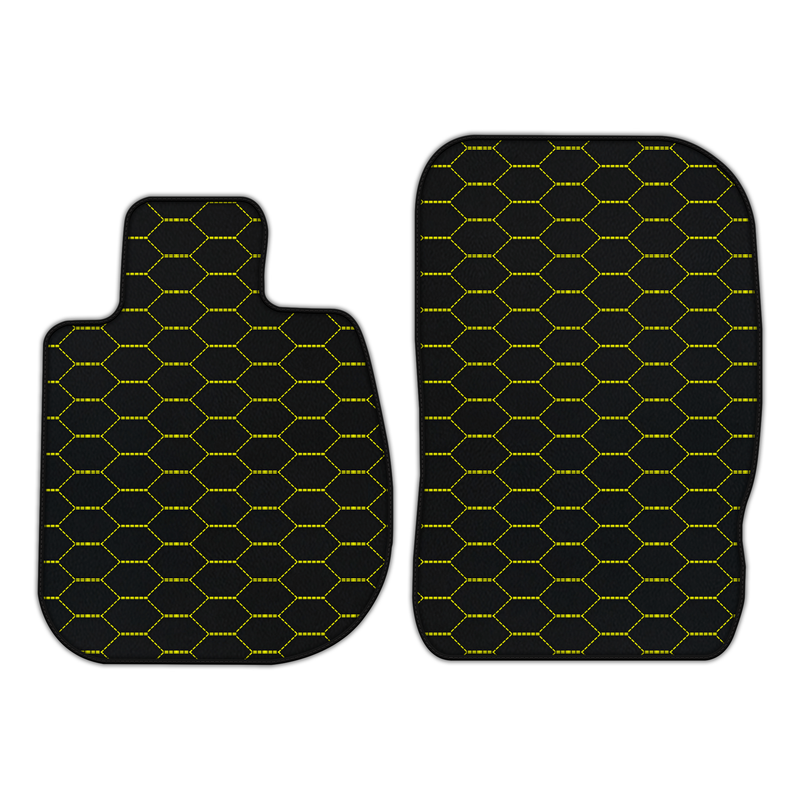 Customizable Leather Floor Mats with Divario Pattern for BMW Z4 Series E86 Coupe (2003-2008)