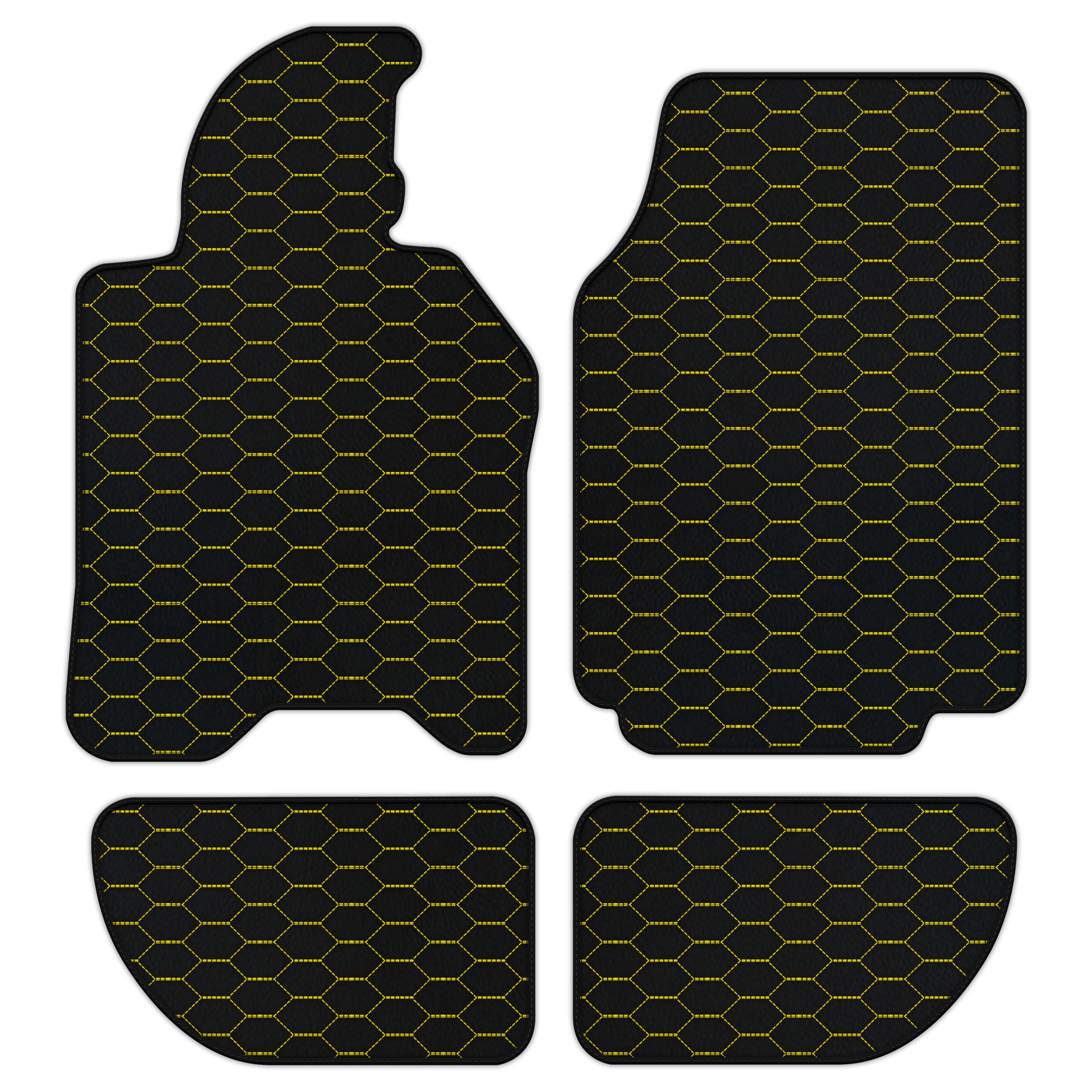Premium Customizable Leather Floor Mats for Porsche 924 (1976-1988)