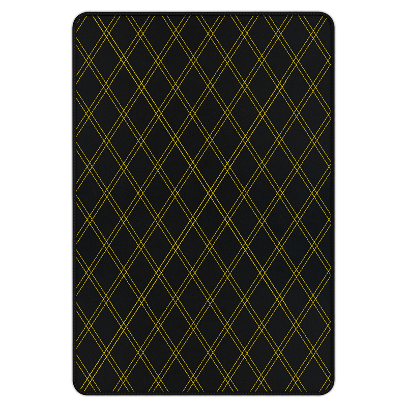 Customizable Leather Trunk Floor Mats with Double Diamond Pattern for Ferrari 458 Italia (2009-2015)