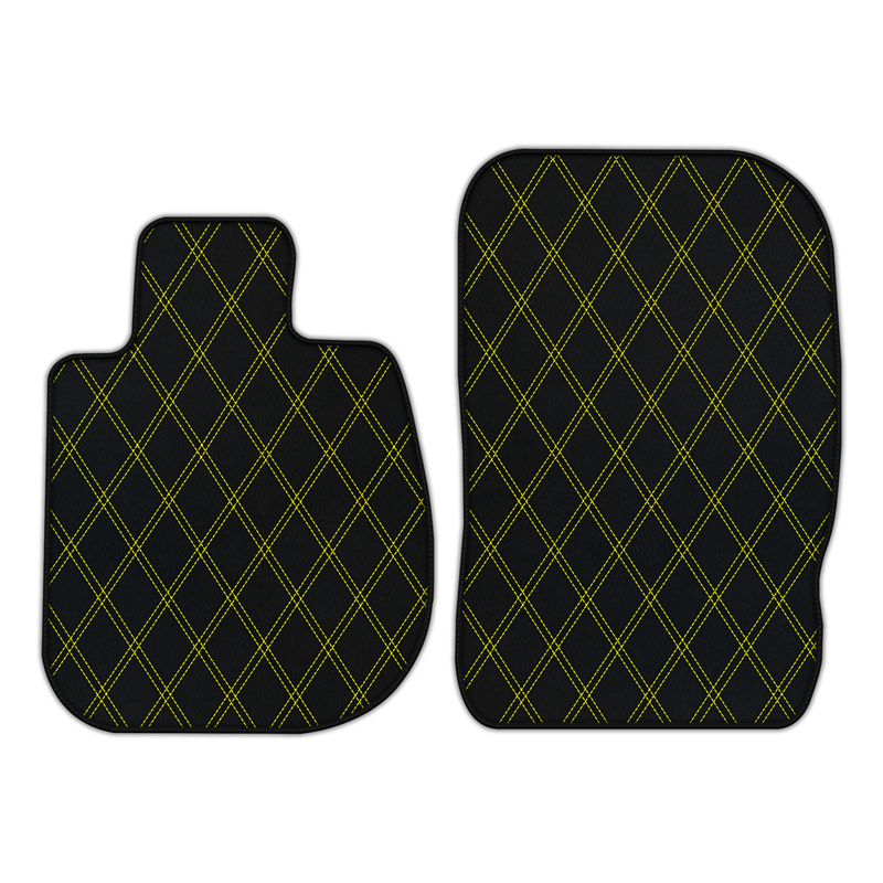 Customizable Leather Floor Mats with Double Diamond Pattern for BMW Z4 Series G29 (2018-2024)