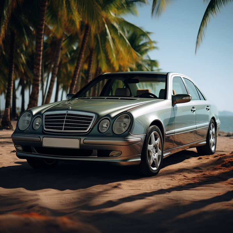 ارفع مستوى سيارة مرسيدس بنز الفئة E W210 سيدان 4Matic (1995-2002) مع سجادات الأرضية المتميزة من Autowin