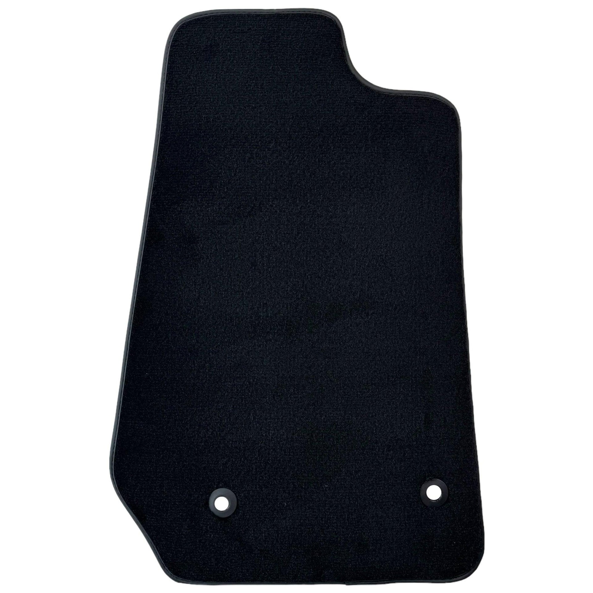 Black Floor Mats for Jeep Wrangler JK (2007-2018) 5 Doors - Double Fixation - AutoWin