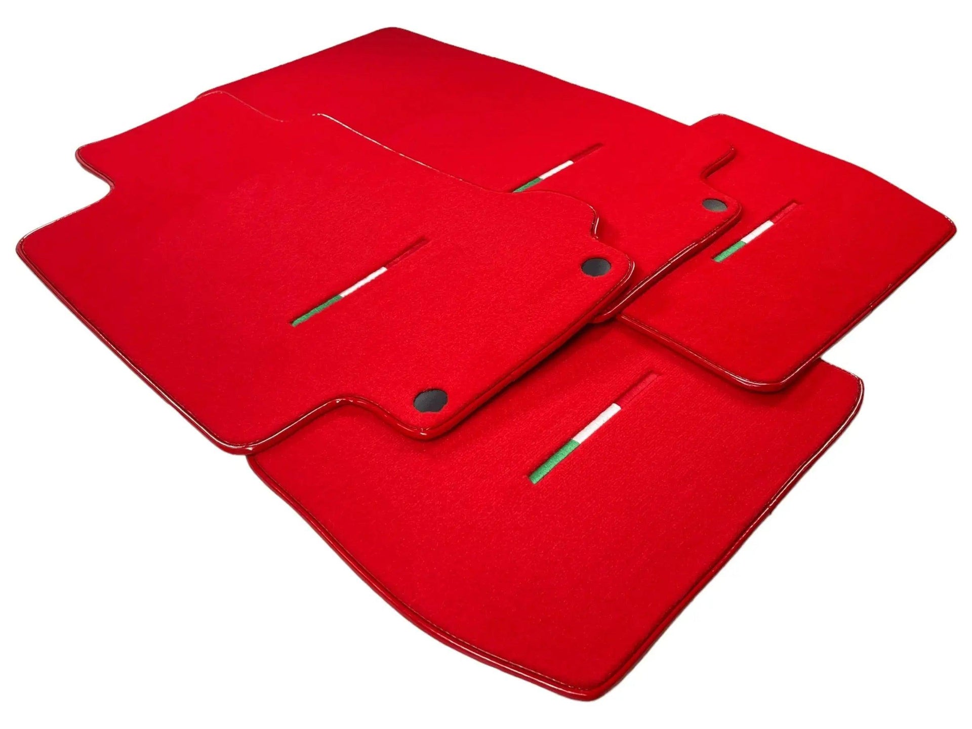 Floor Mats For Maserati GranTurismo MC (2009-2010) Red IT Edition - AutoWin
