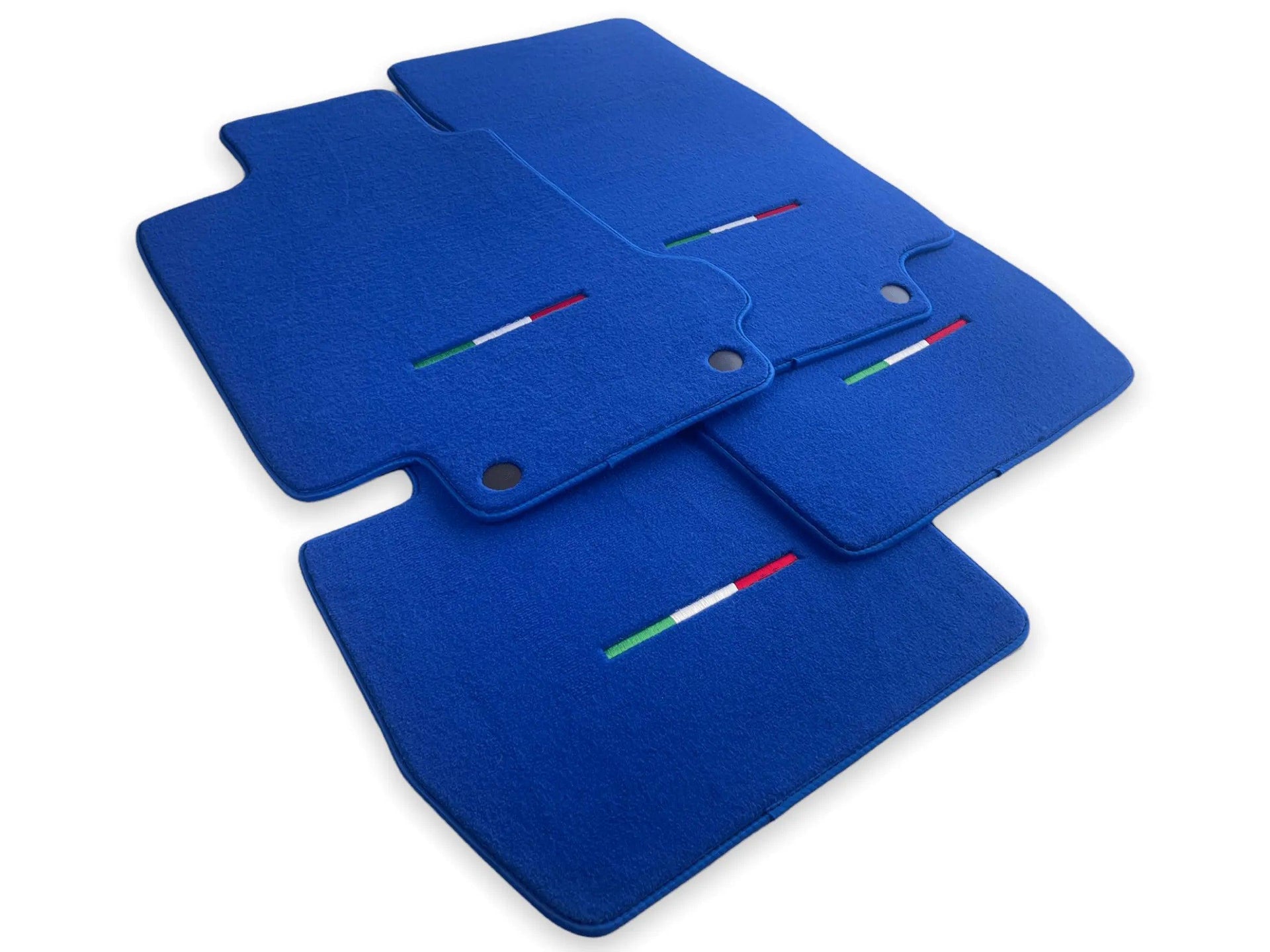 Floor Mats For Maserati GranTurismo Sportline (2009-2019) Blue IT Edition - AutoWin