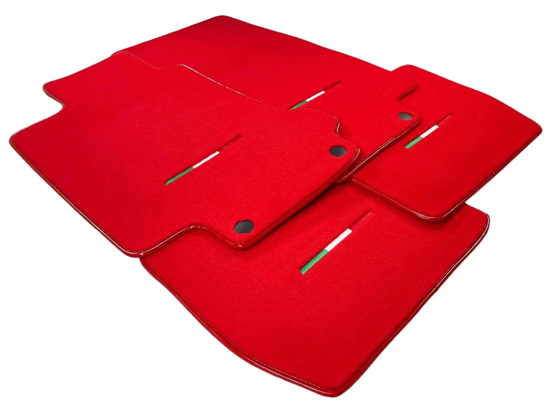 Floor Mats For Maserati GranTurismo Sportline (2009-2019) Red IT Edition - AutoWin