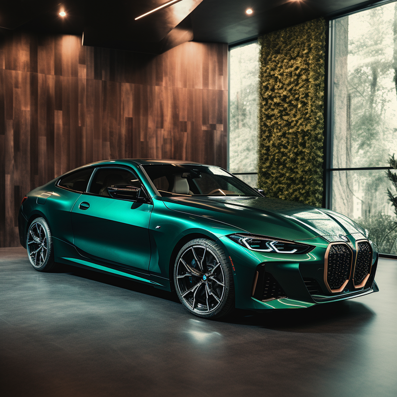 سجادات أرضية فاخرة لسيارة BMW الفئة الرابعة جي 22 كوبيه (2020-2025)