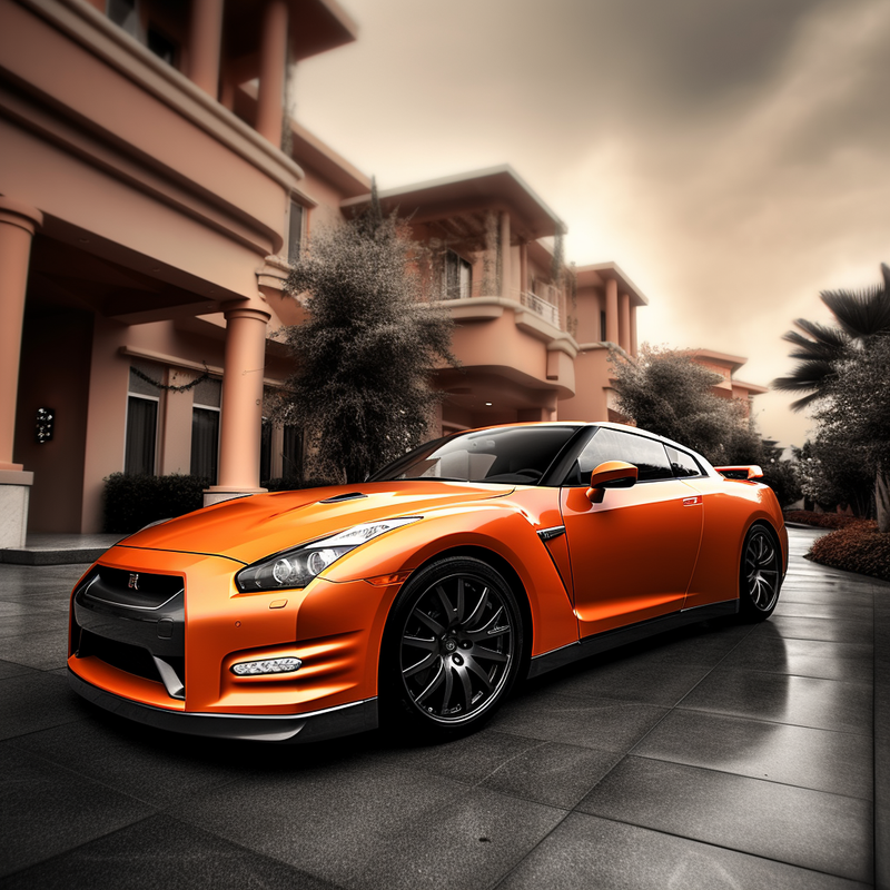 سجادات أرضية حصرية من Autowin لسيارة Nissan GT-R (2009-2023)
