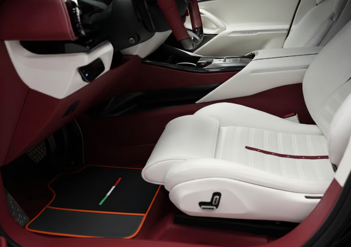 Customizable Square's Pattern Floor Mats for Ferrari Purosangue (2023-2024) - AutoWin