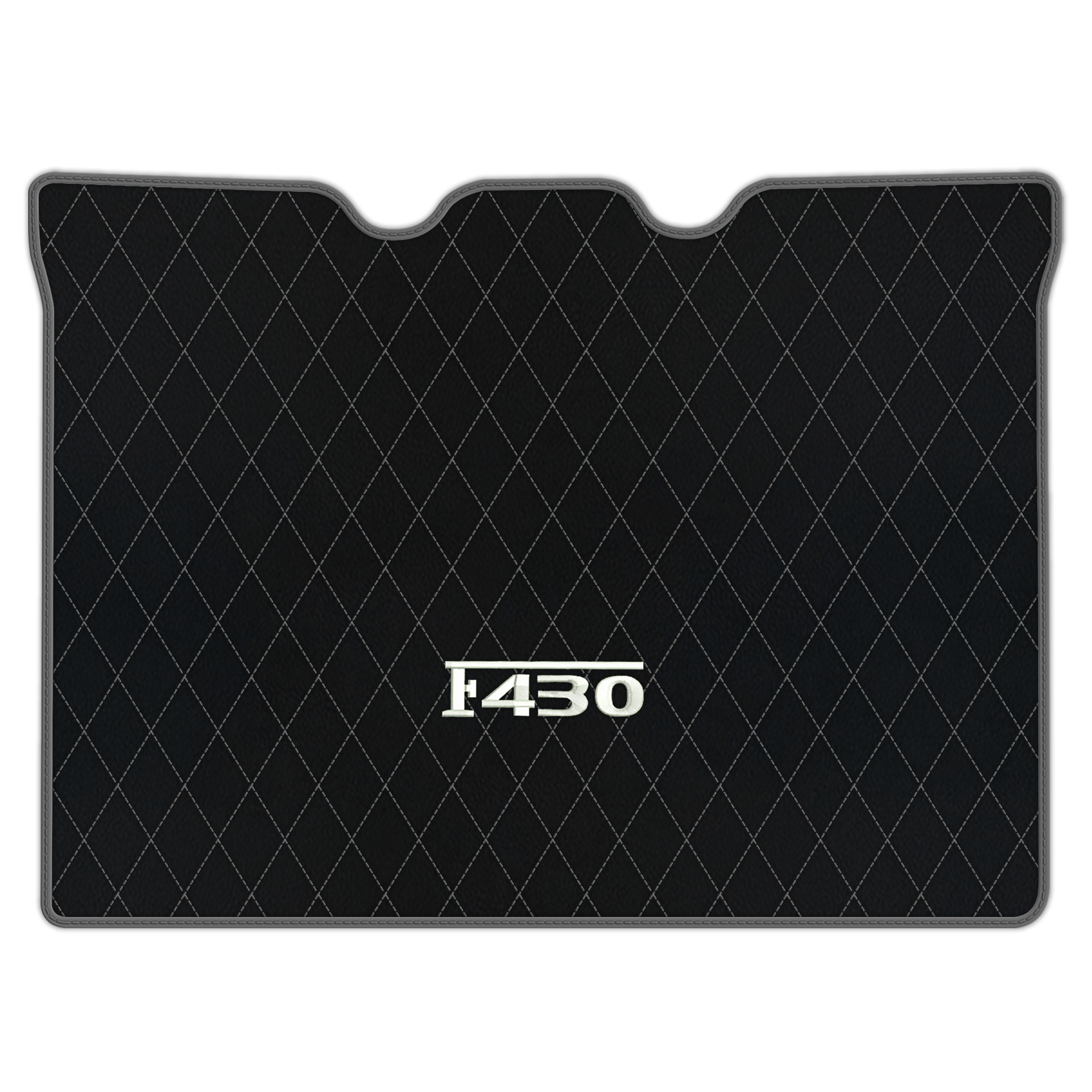 Luxury Black Leather Floor Mats for Ferrari F355 (1994-1999)