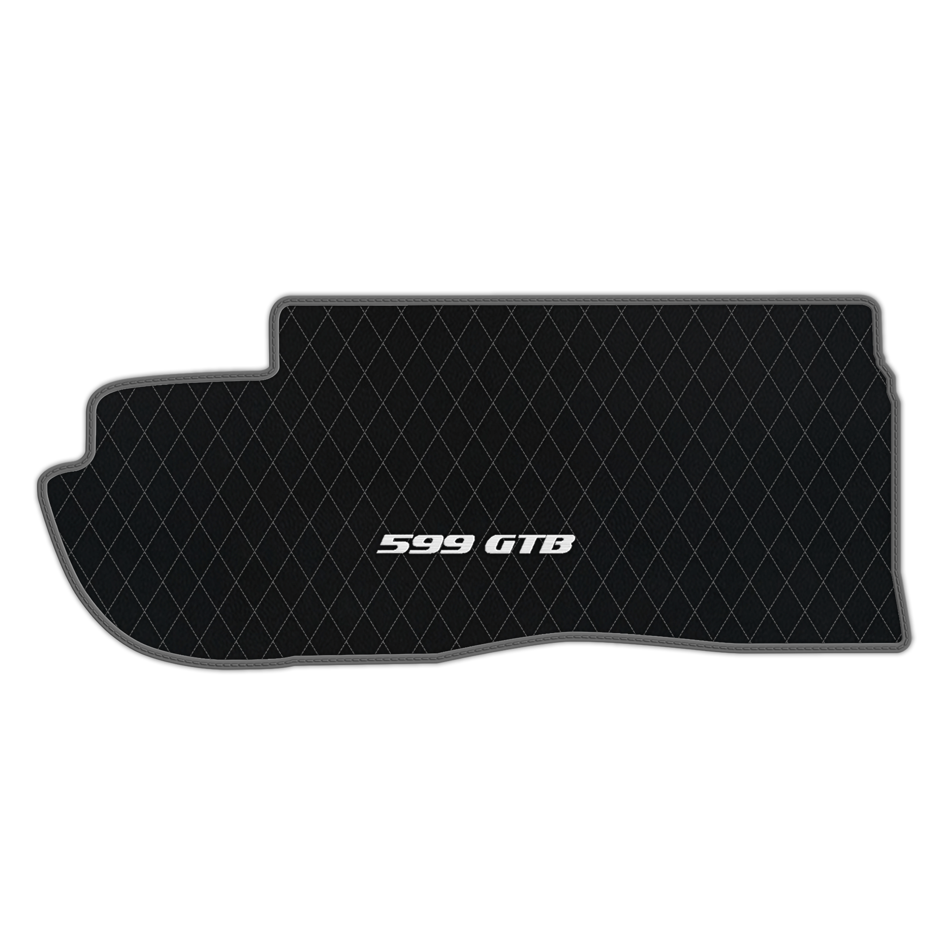 Custom Black Leather Floor Mats for Ferrari 599 Coupe (2006-2012)