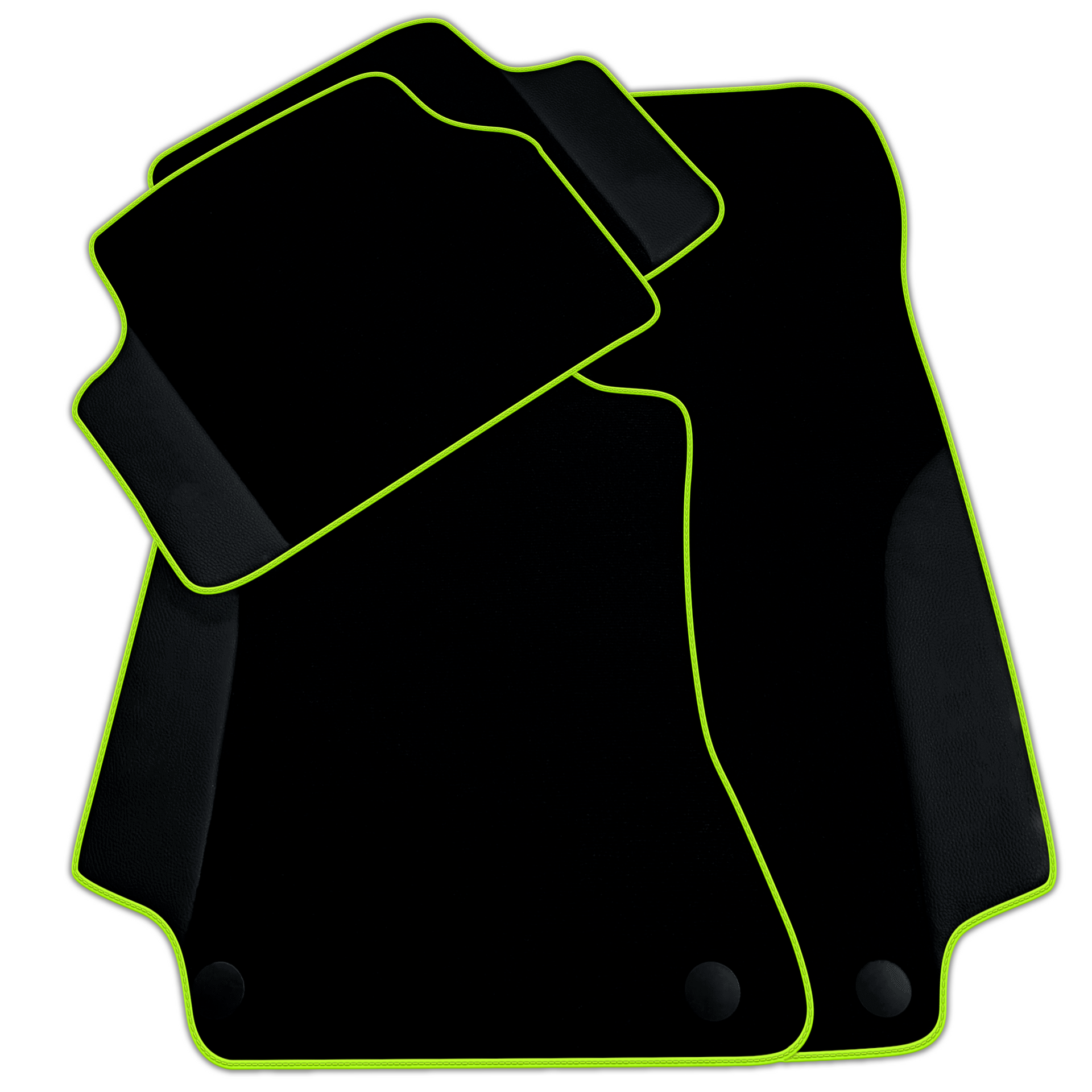 Customizable Black Floor Mats For Mercedes Benz S-Class W126 (1979-1991)